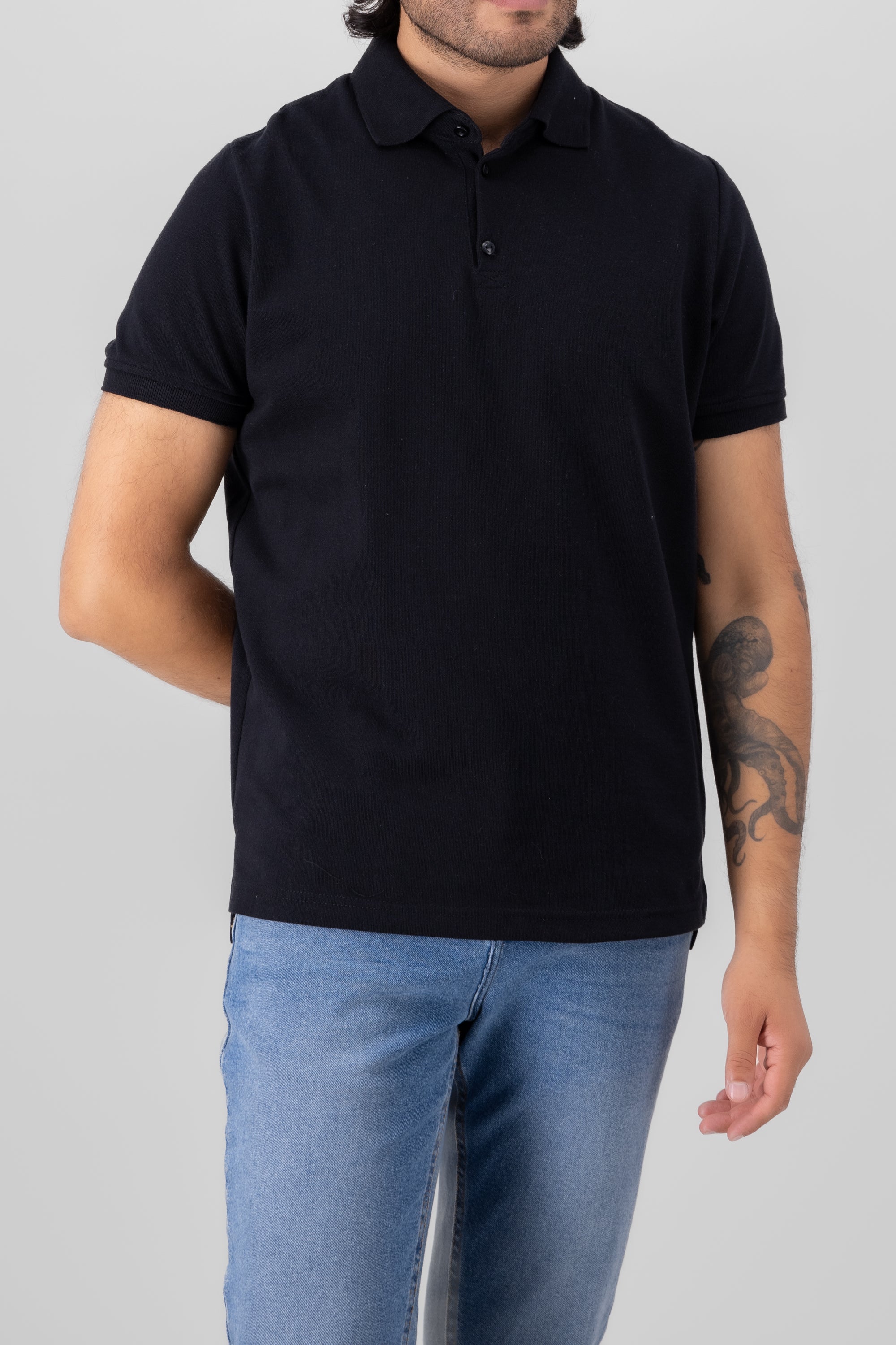 Polo basic fit NEGRO