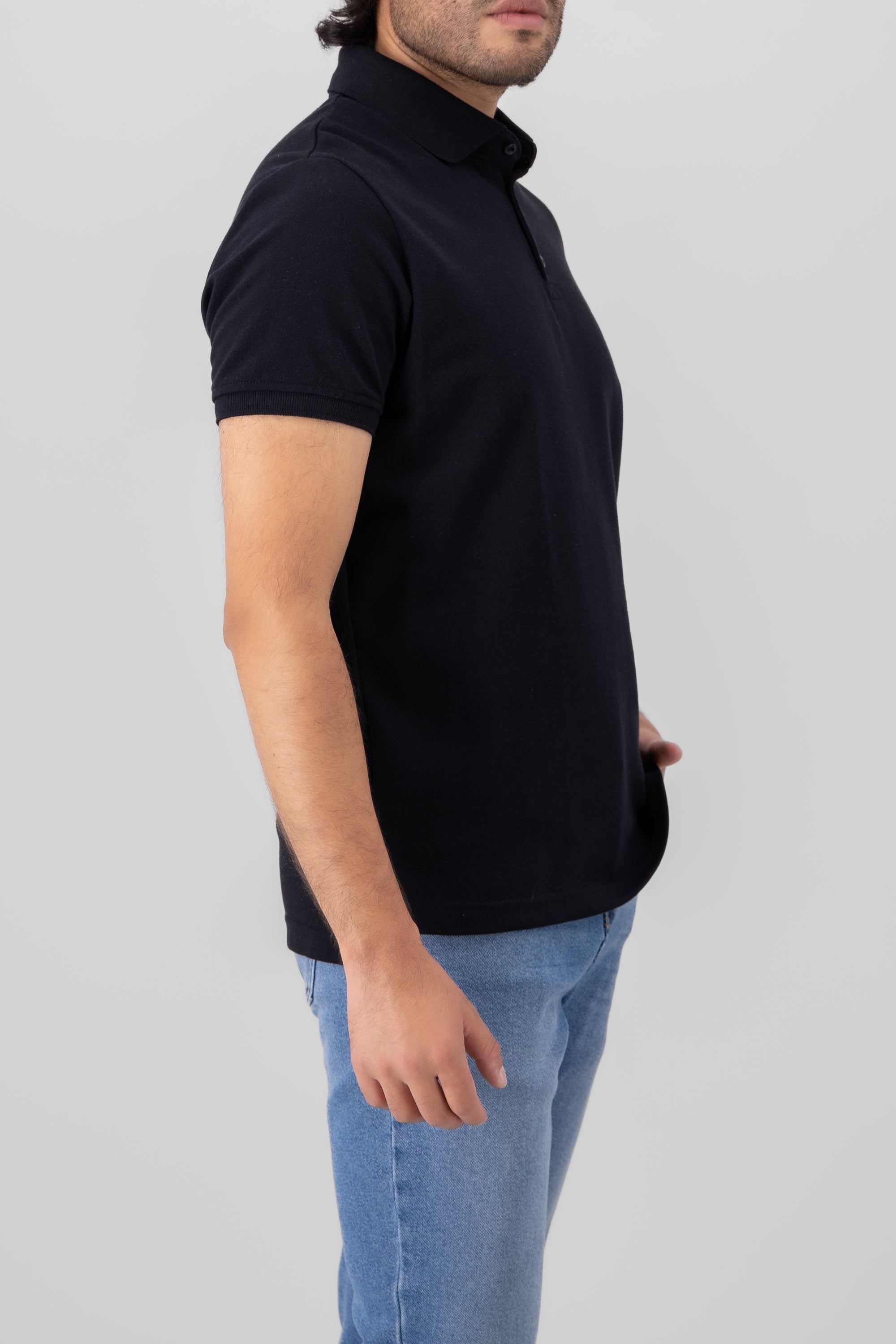 Polo basic fit NEGRO