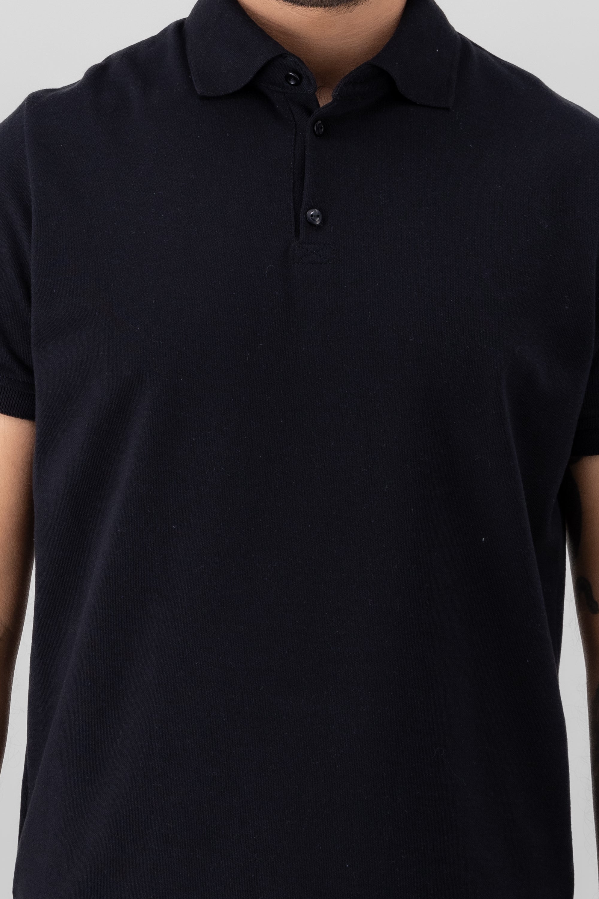 Polo basic fit NEGRO