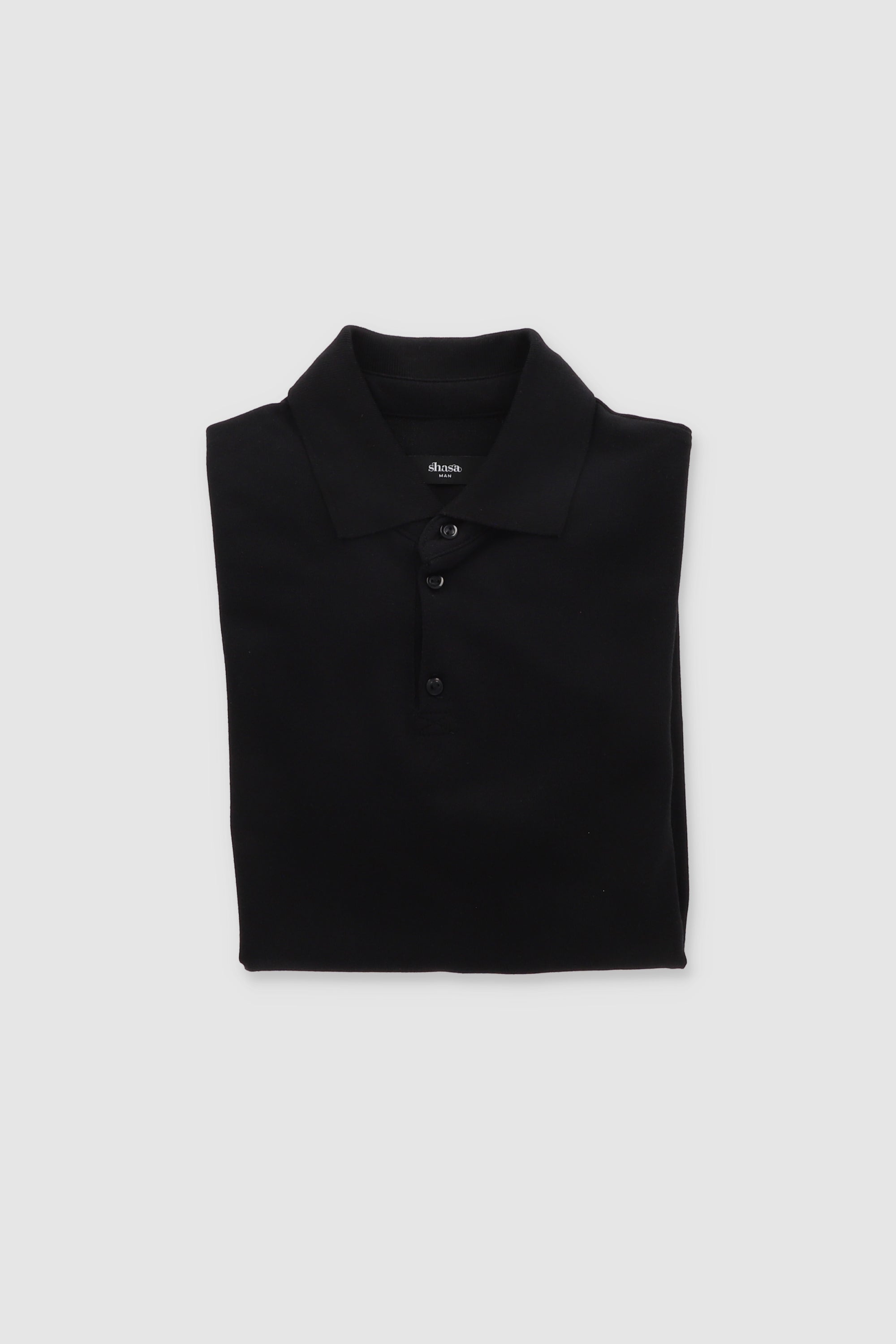 Polo basic fit NEGRO