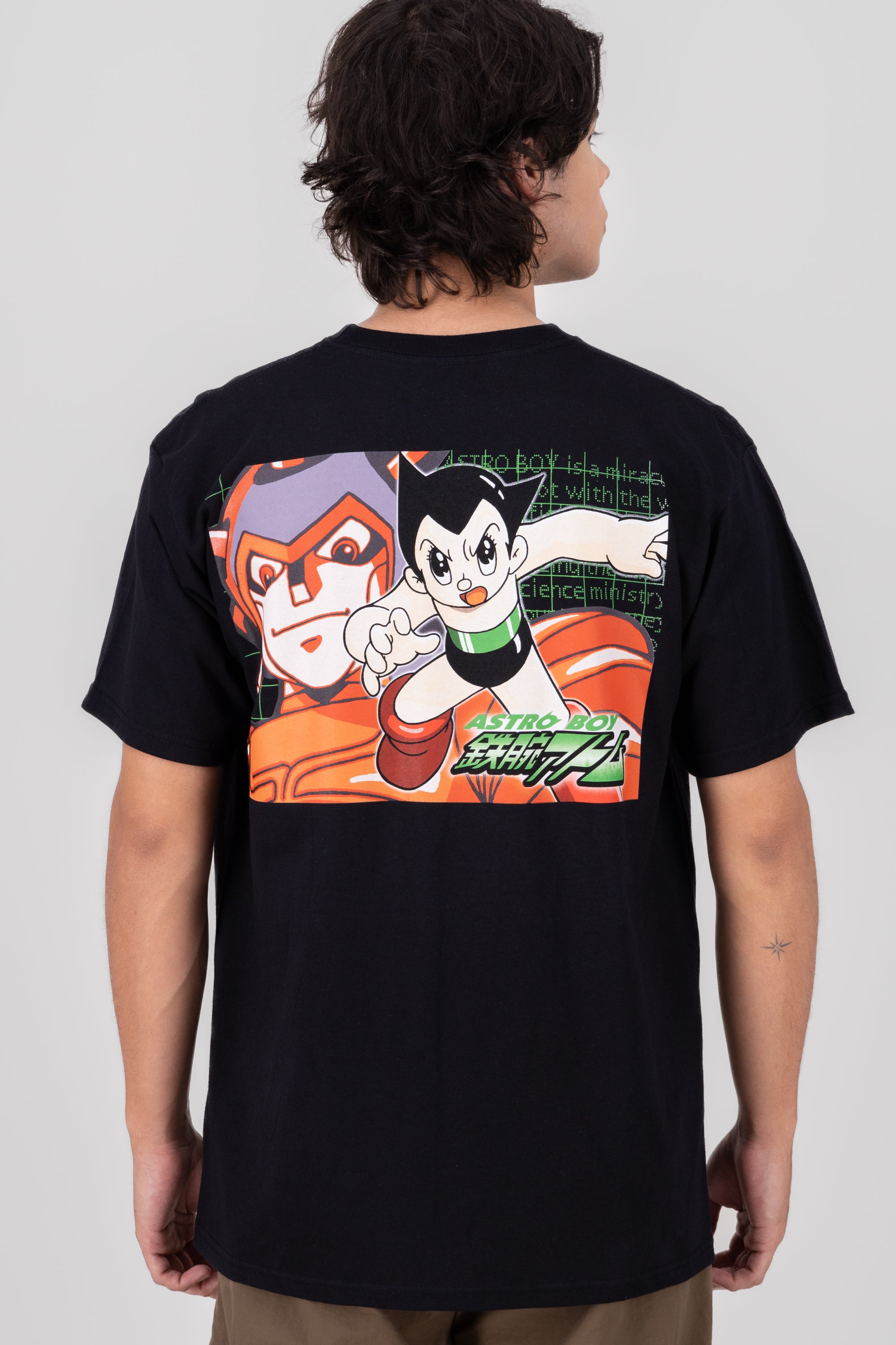 Playera oversized Astro Boy NEGRO