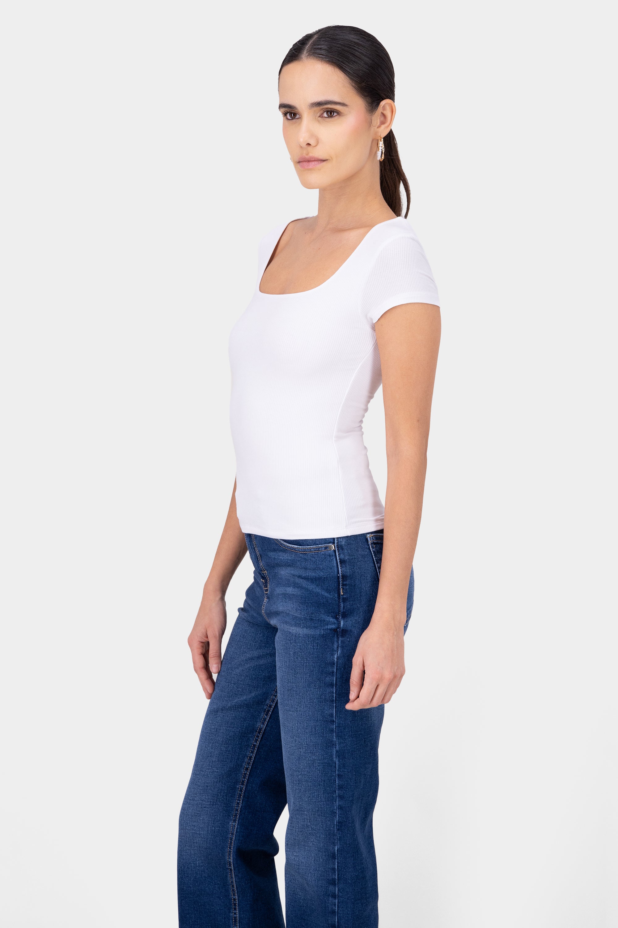 Top Square Short Short Manga WHITE