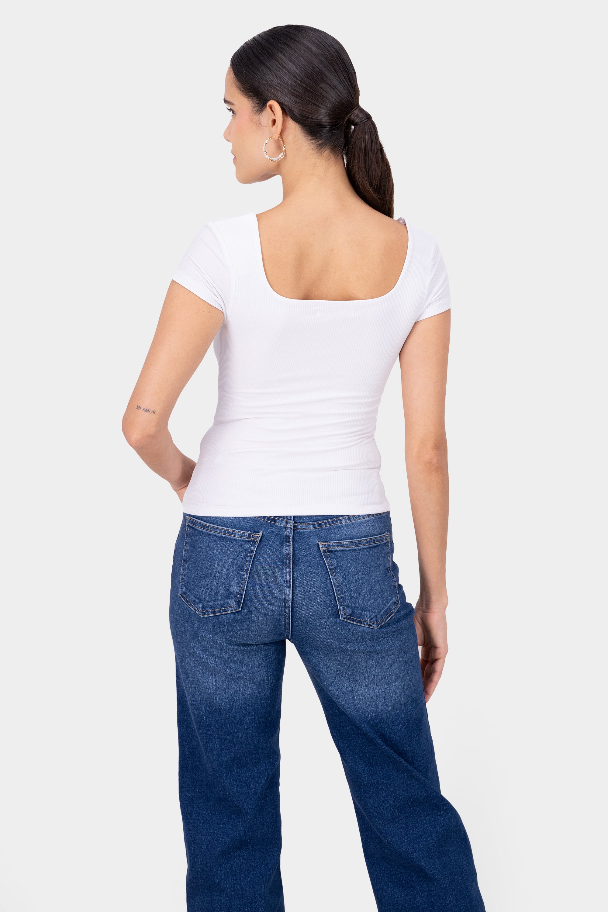 Top Square Short Short Manga WHITE