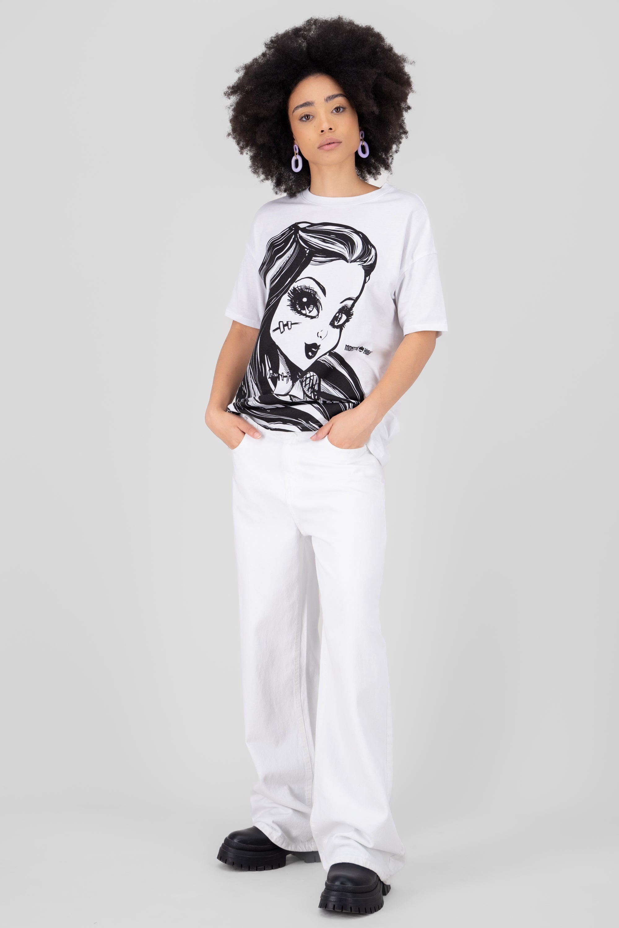 Over Frankie shirt WHITE