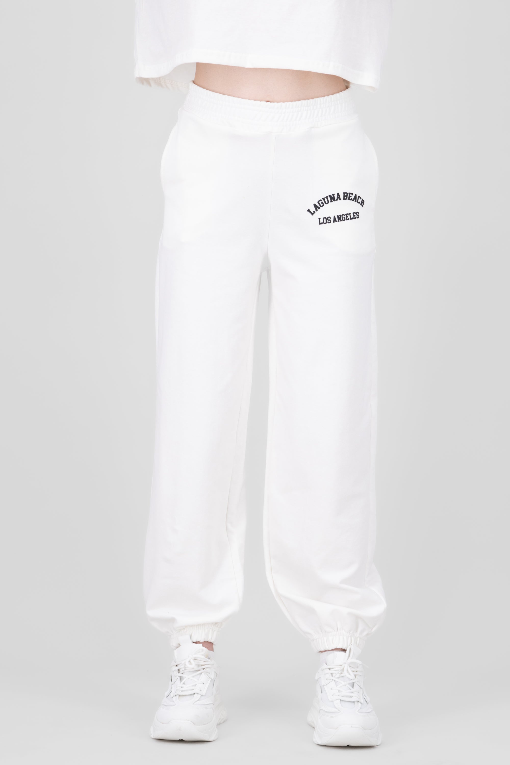 Jogger Printed Laguna Beach WHITE