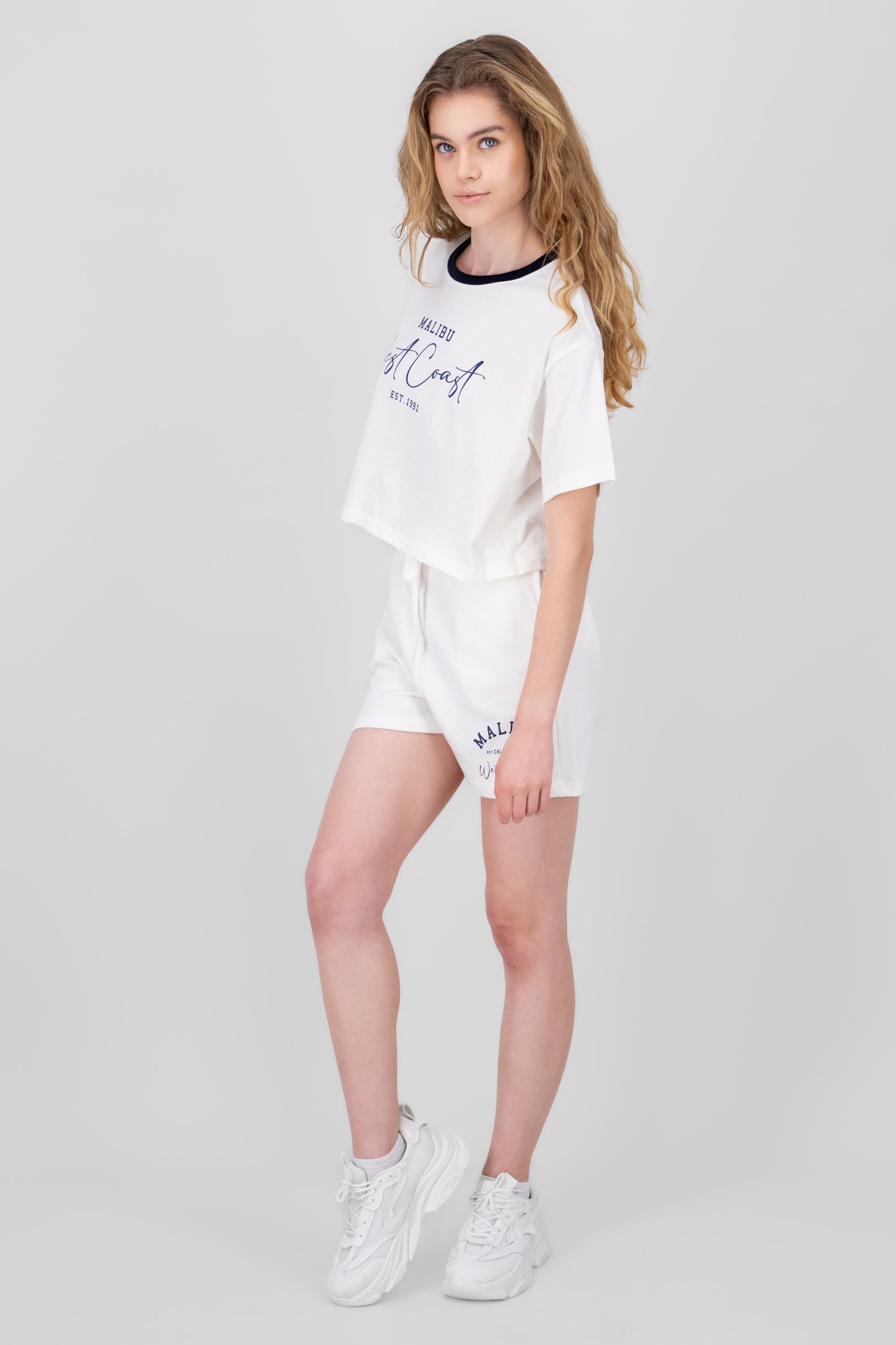 Short estampado malibu BLANCO