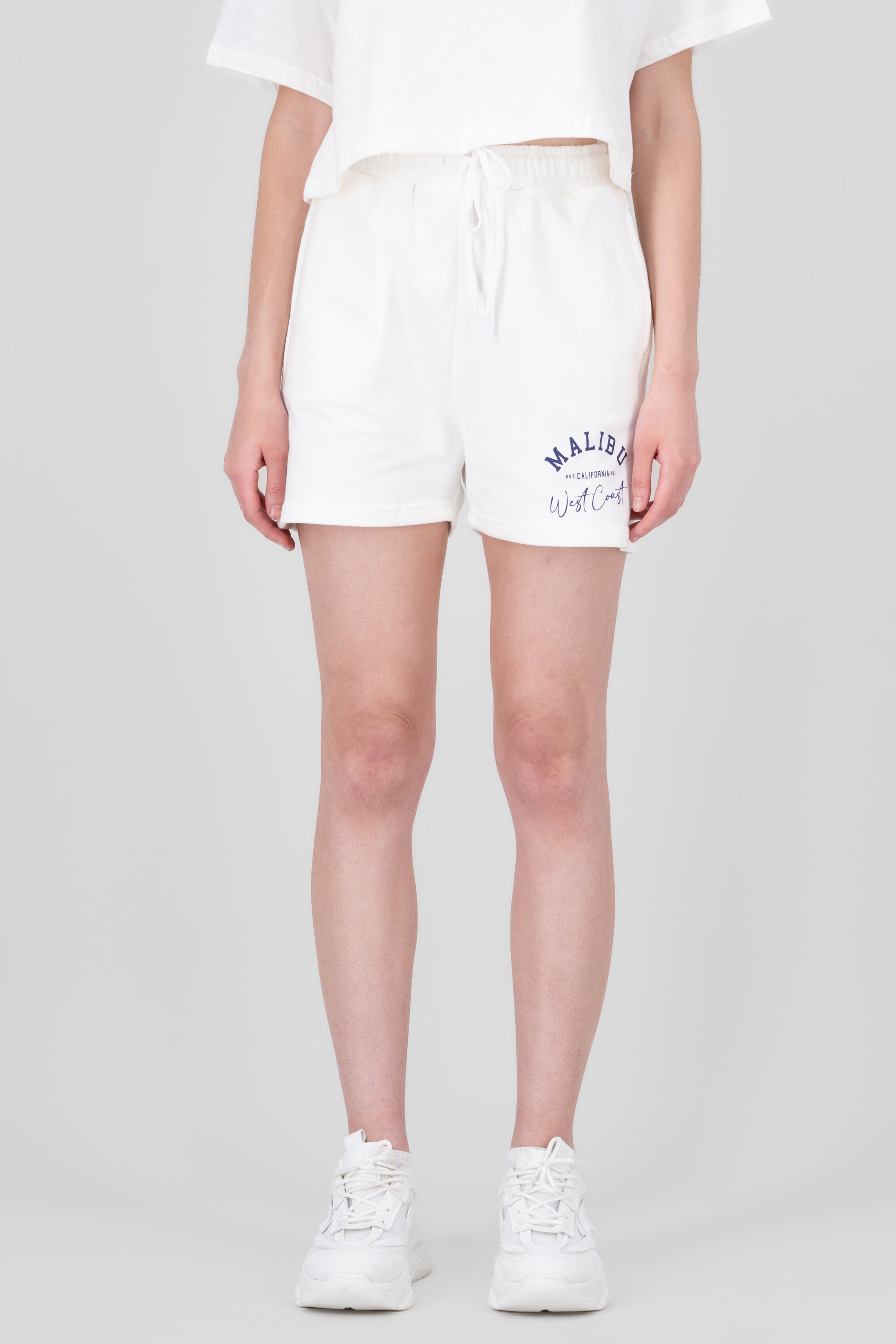 Short estampado malibu BLANCO