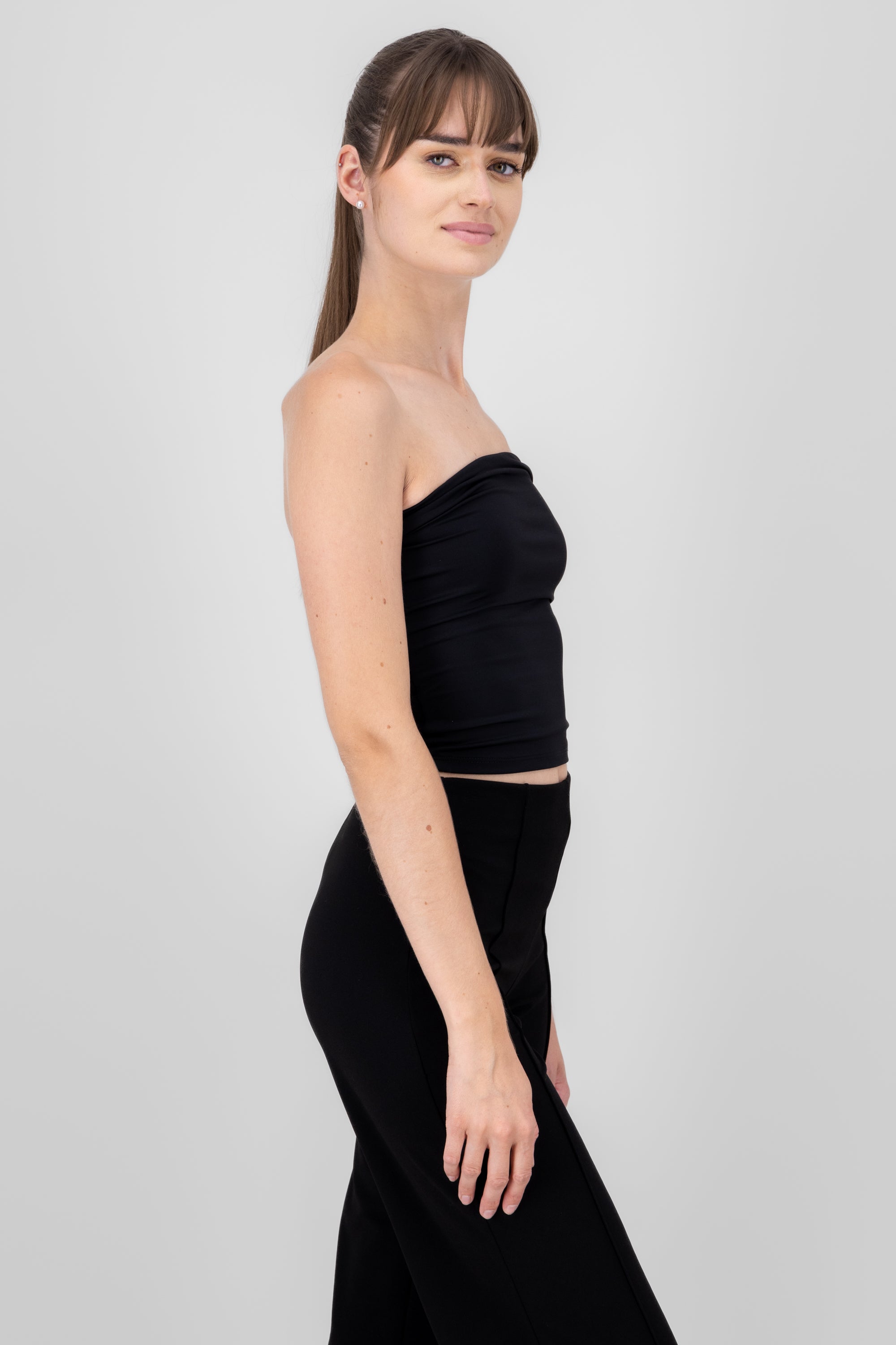 Top smooth tube BLACK