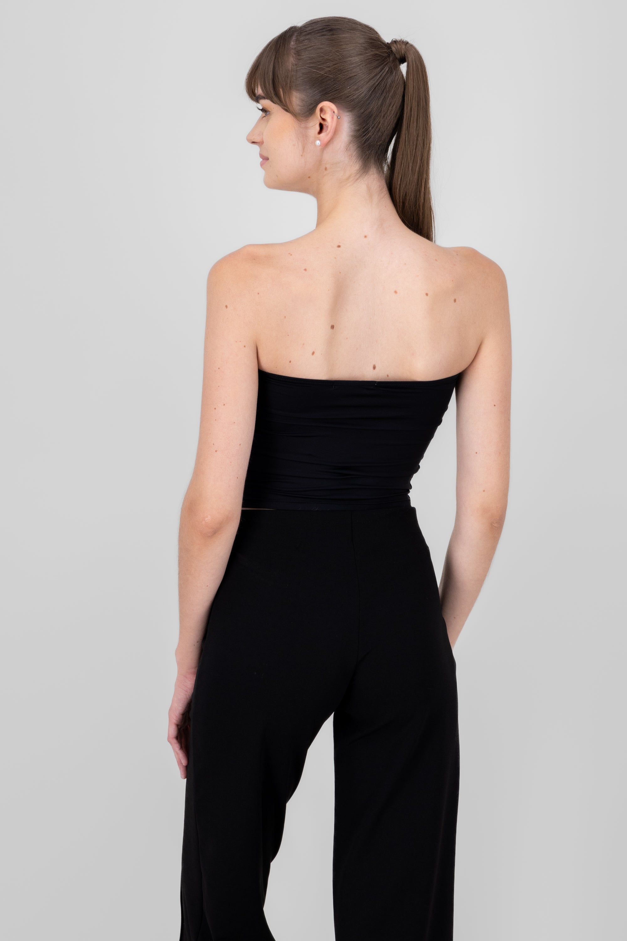 Top smooth tube BLACK