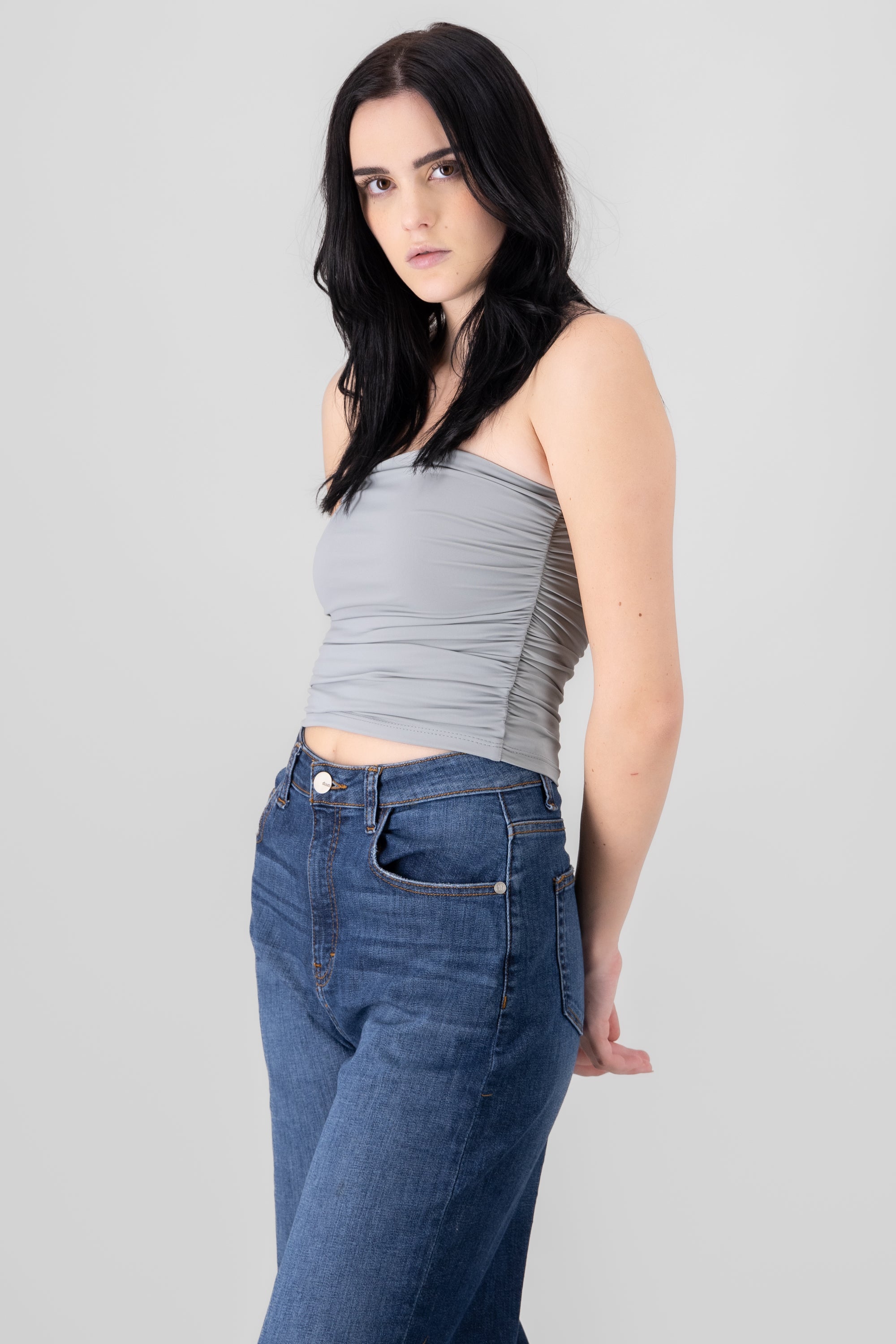 DRAPADO STRAPLE TUBES GREY