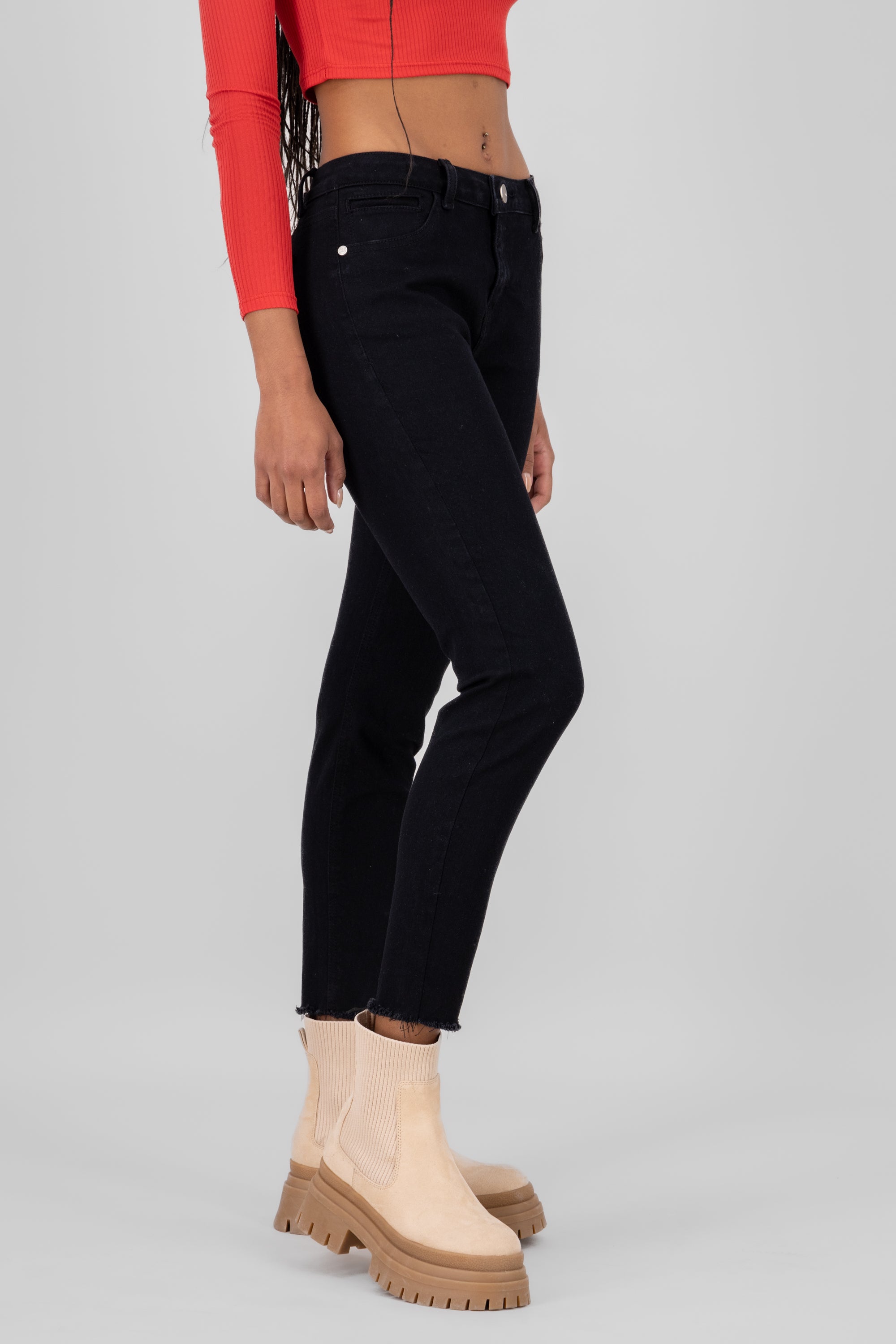 Basic skinny jeans BLACK