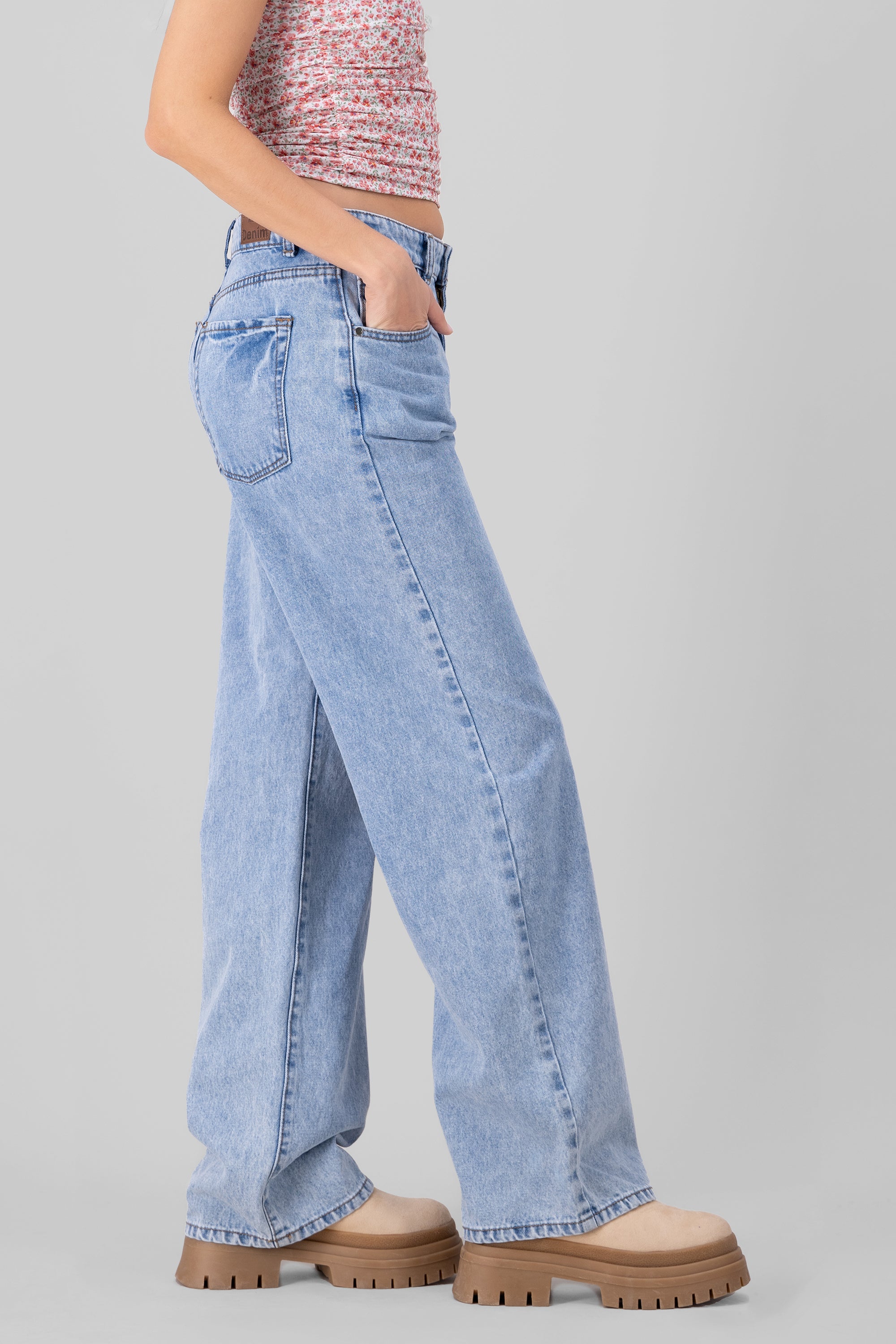 Basic Straight jeans ACID LIGHT