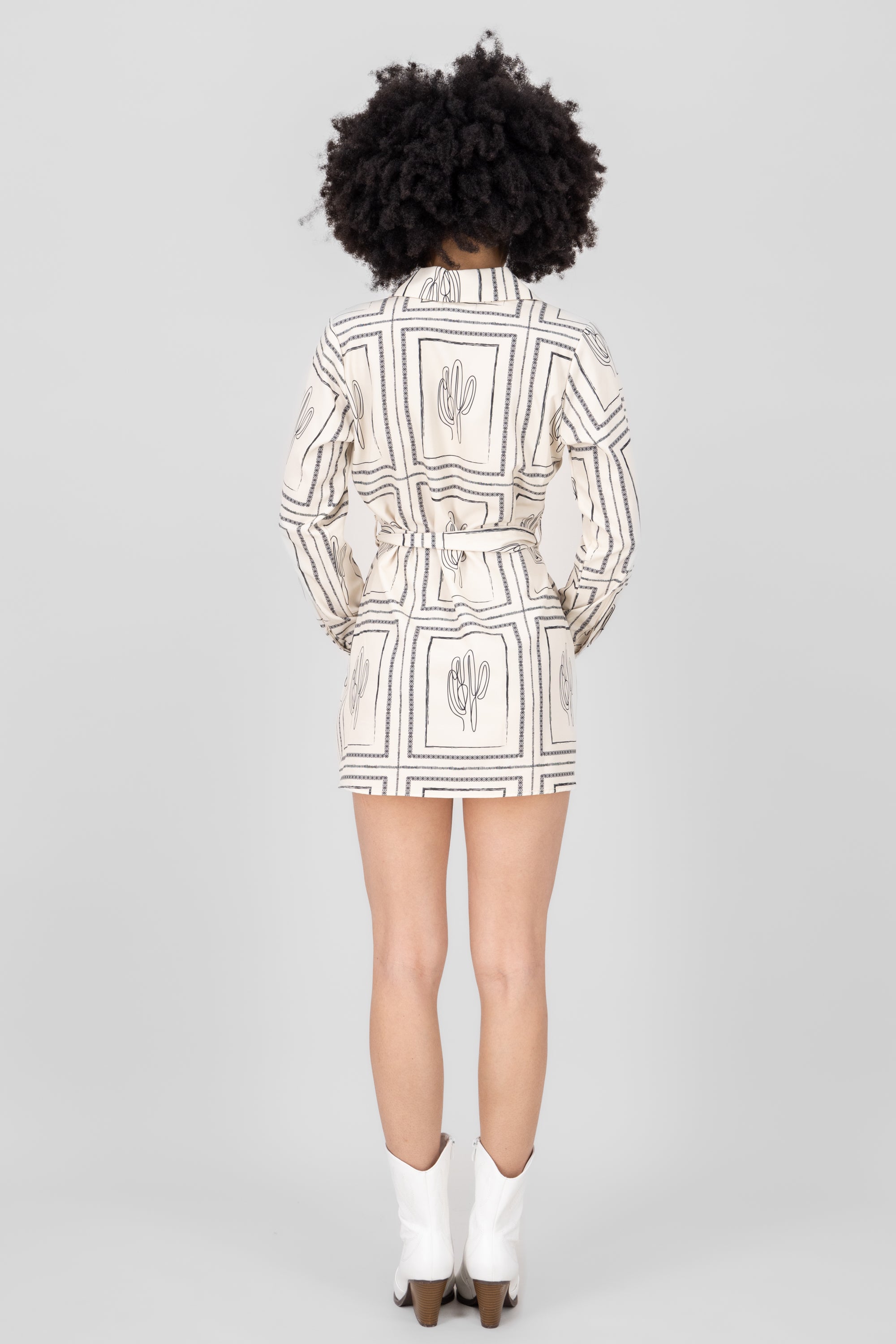 Cátus Hypsters shirt dress Combo bone