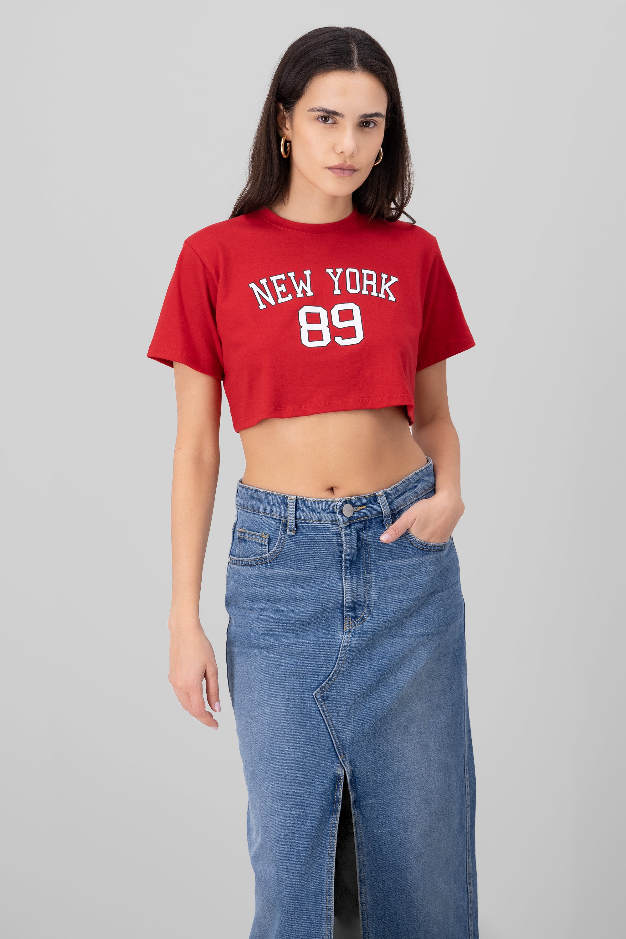 Short shirt ny 89 Combo red
