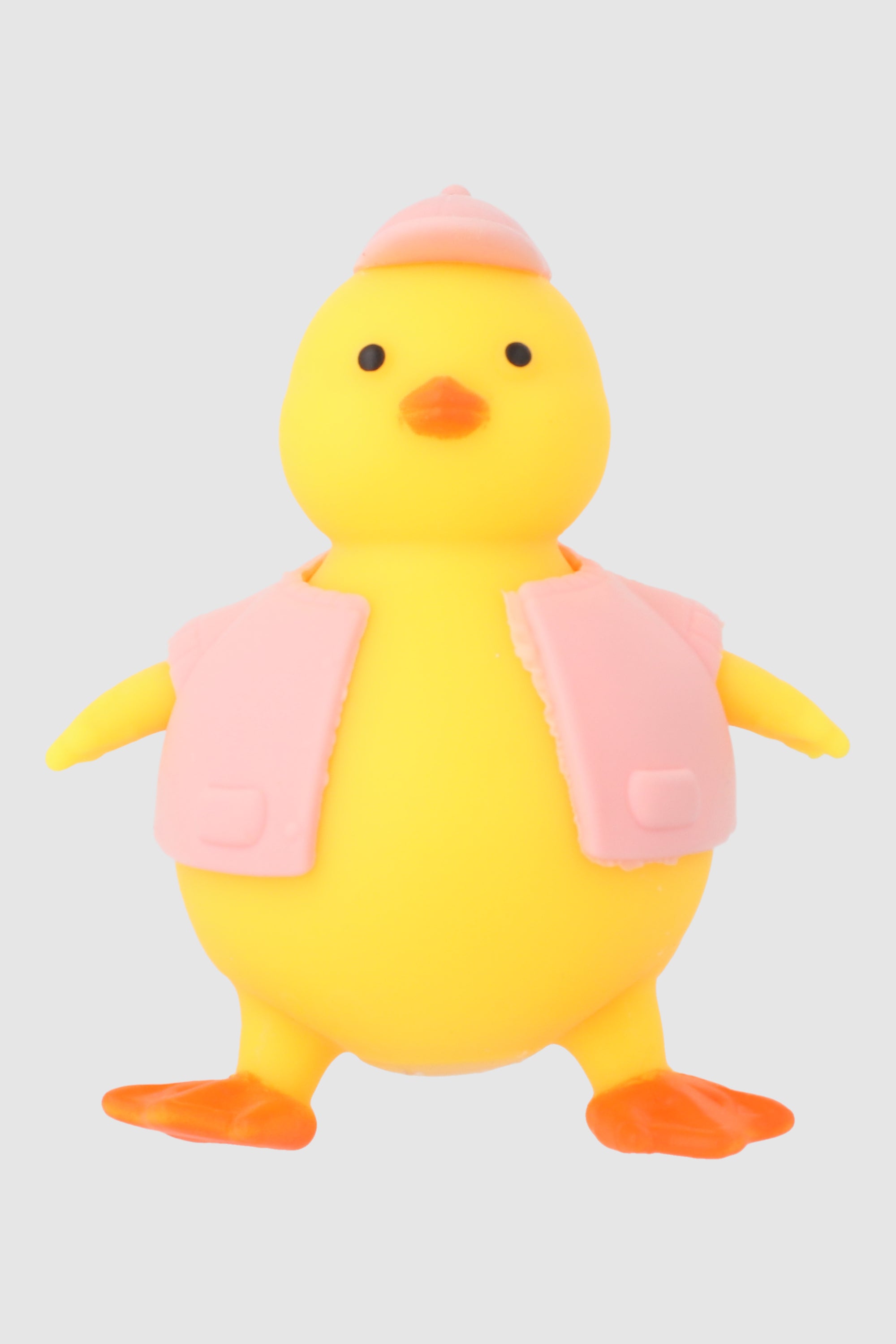 Squishy patito con cheleco AMARILLO