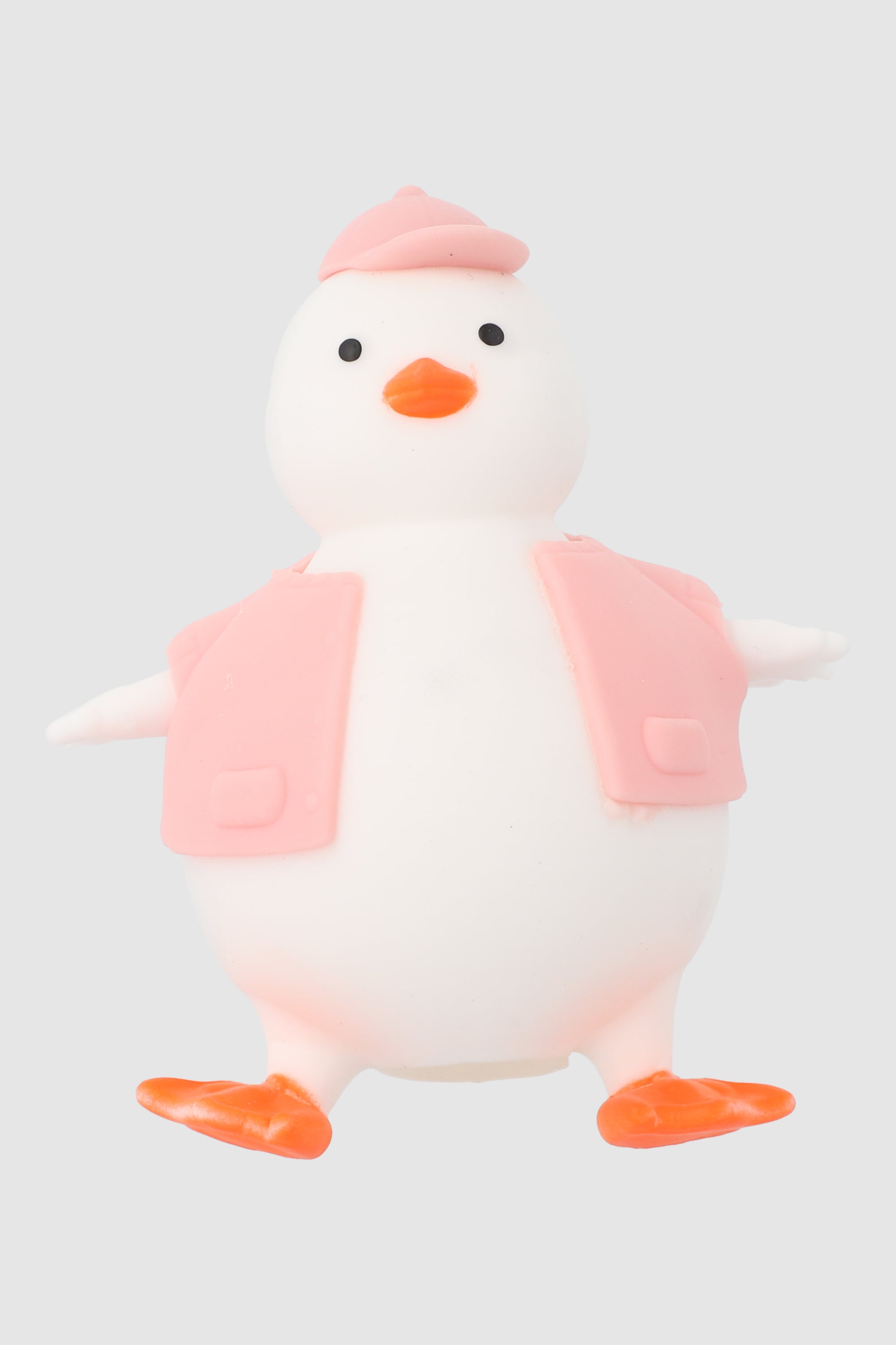 Squishy patito con cheleco BLANCO