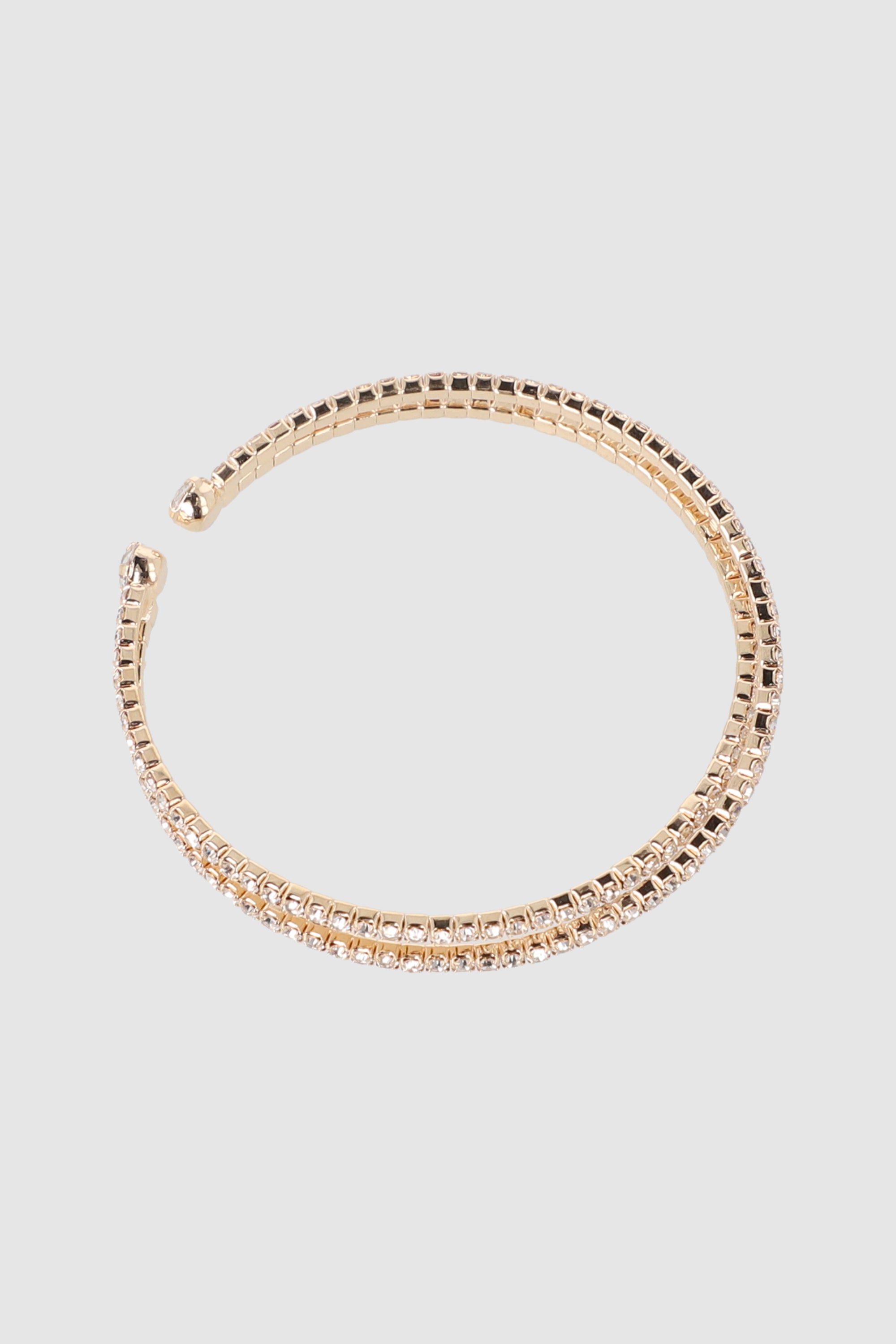 Cuff 2 bright lines GOLD