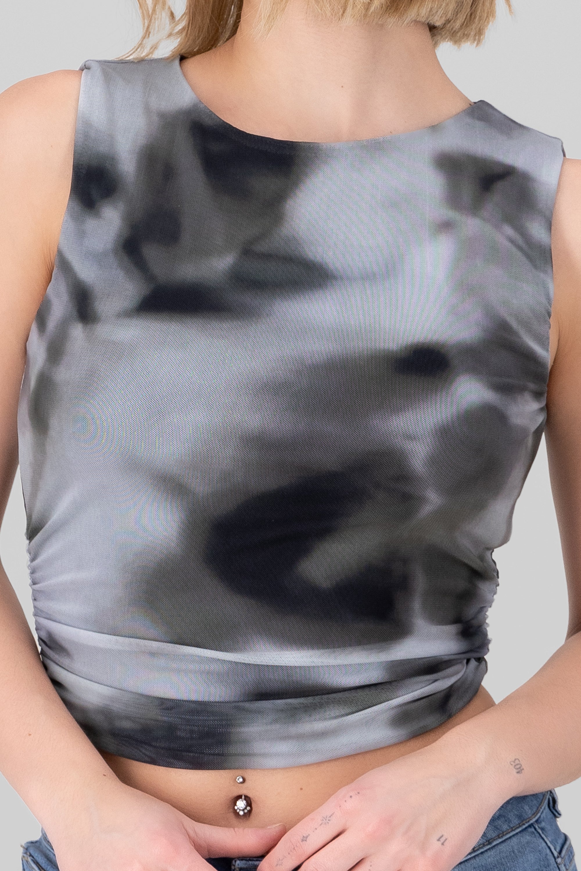Top Mang Degraded Black Combo