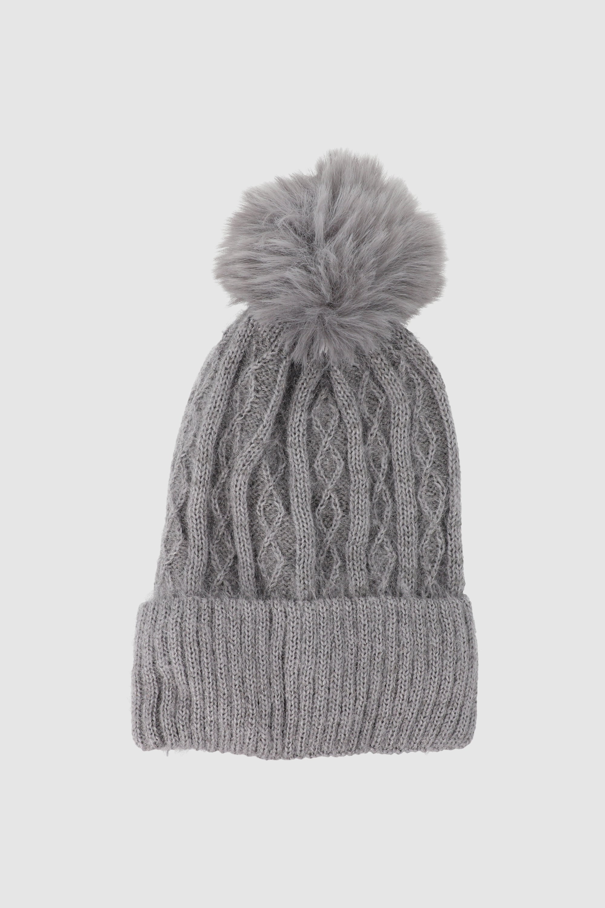 Beanie fabric jaspe GREY