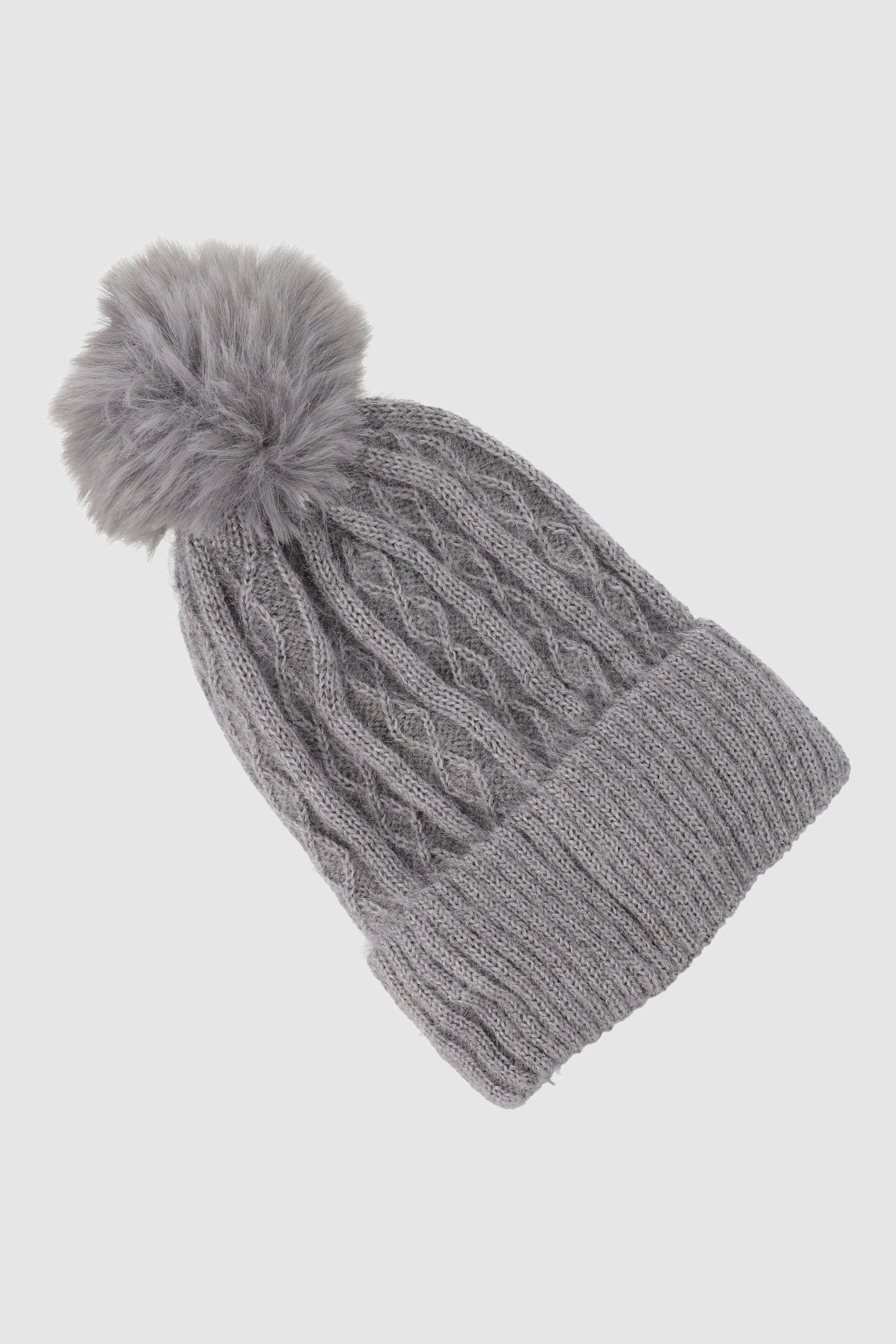 Beanie fabric jaspe GREY