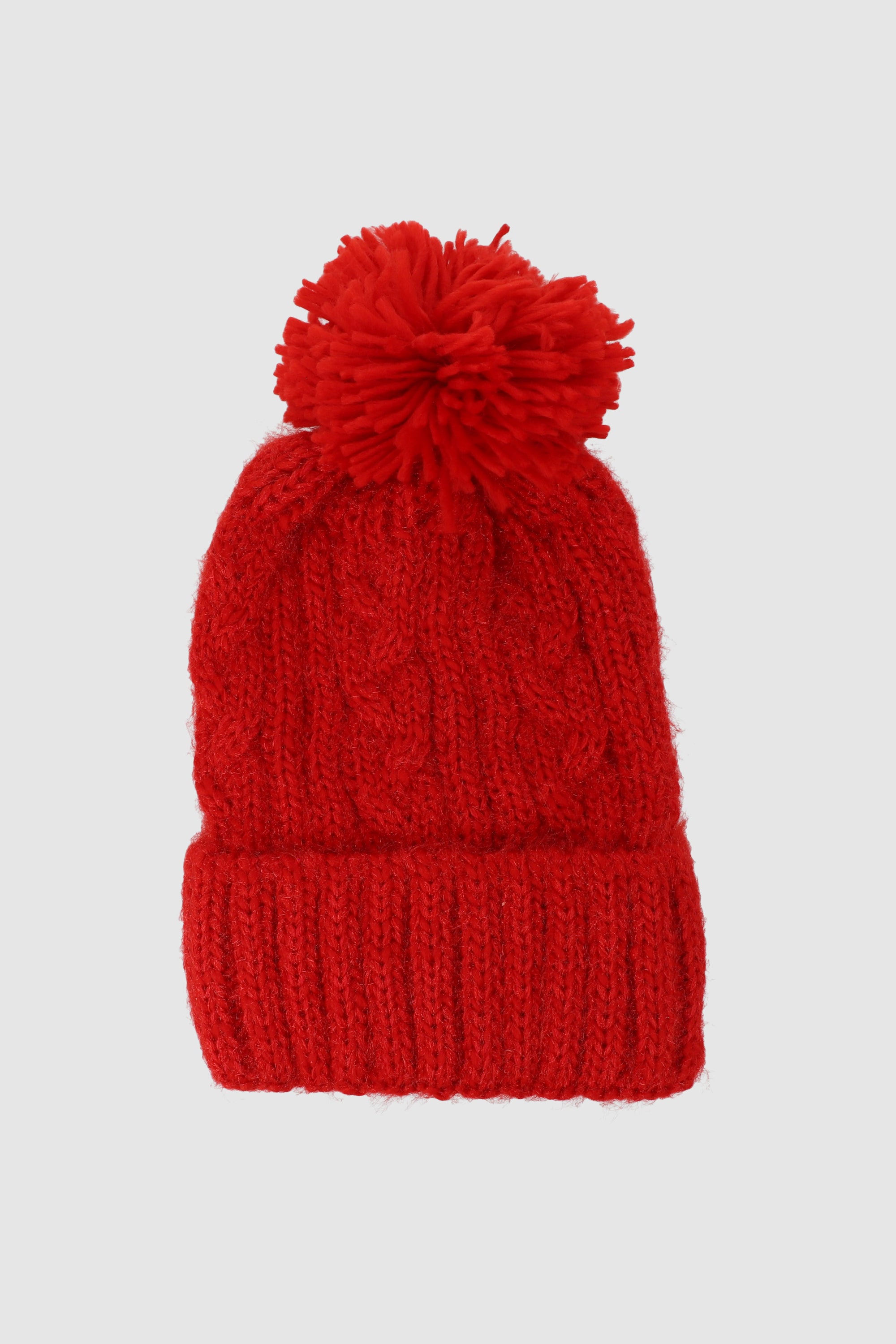 Beanie fabric jaspe RED