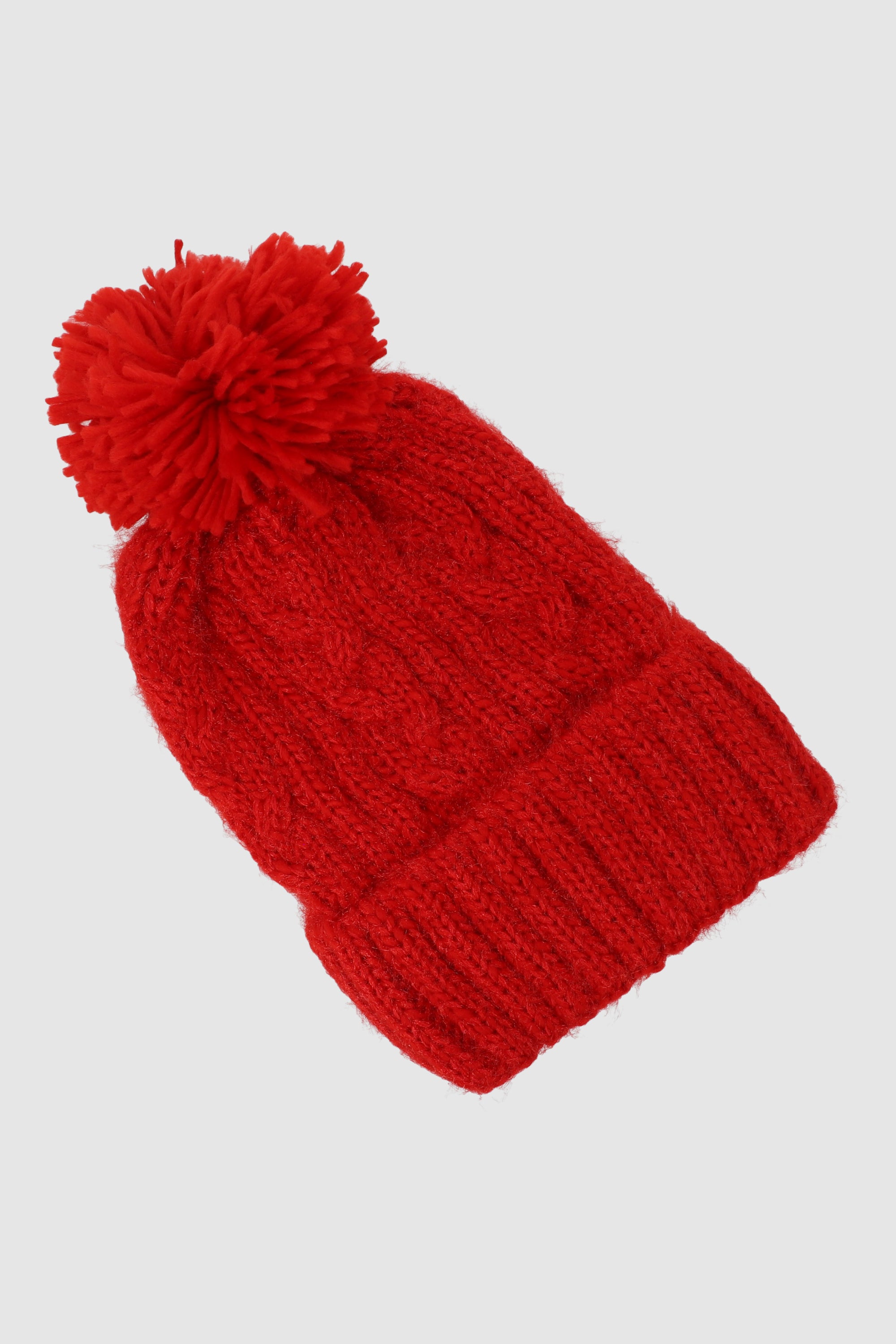 Beanie fabric jaspe RED