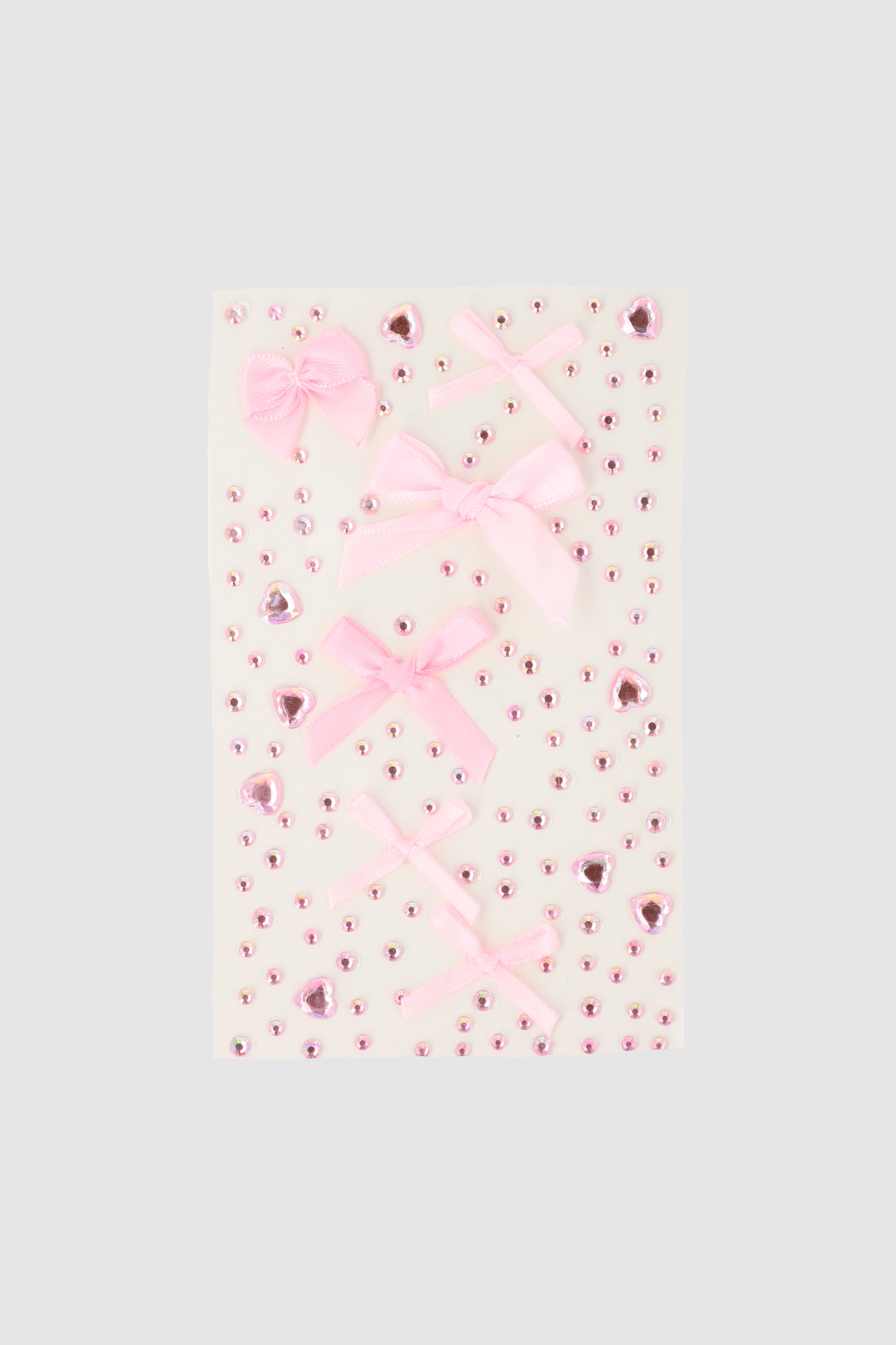 Brillos faciales con moños PALO DE ROSA