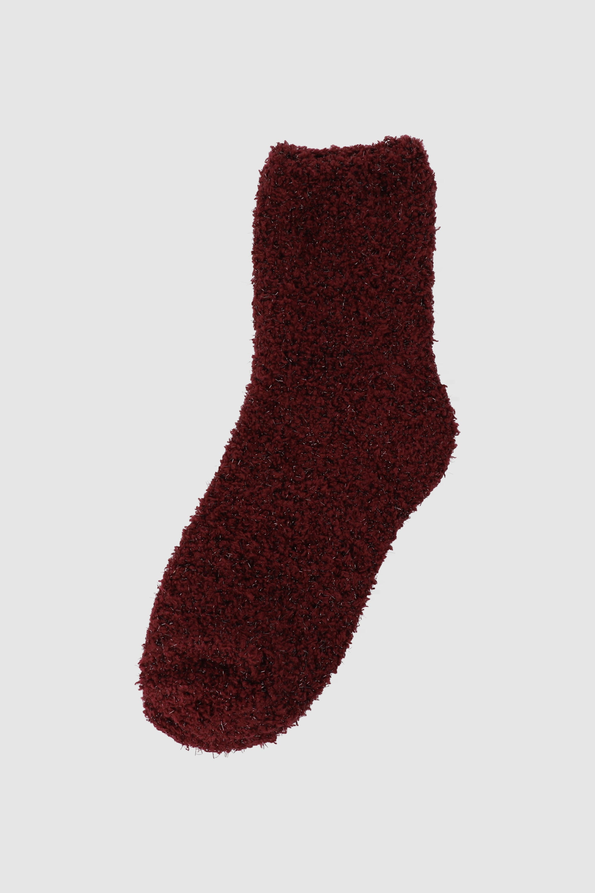CALCETIN COZY LUREX VINO