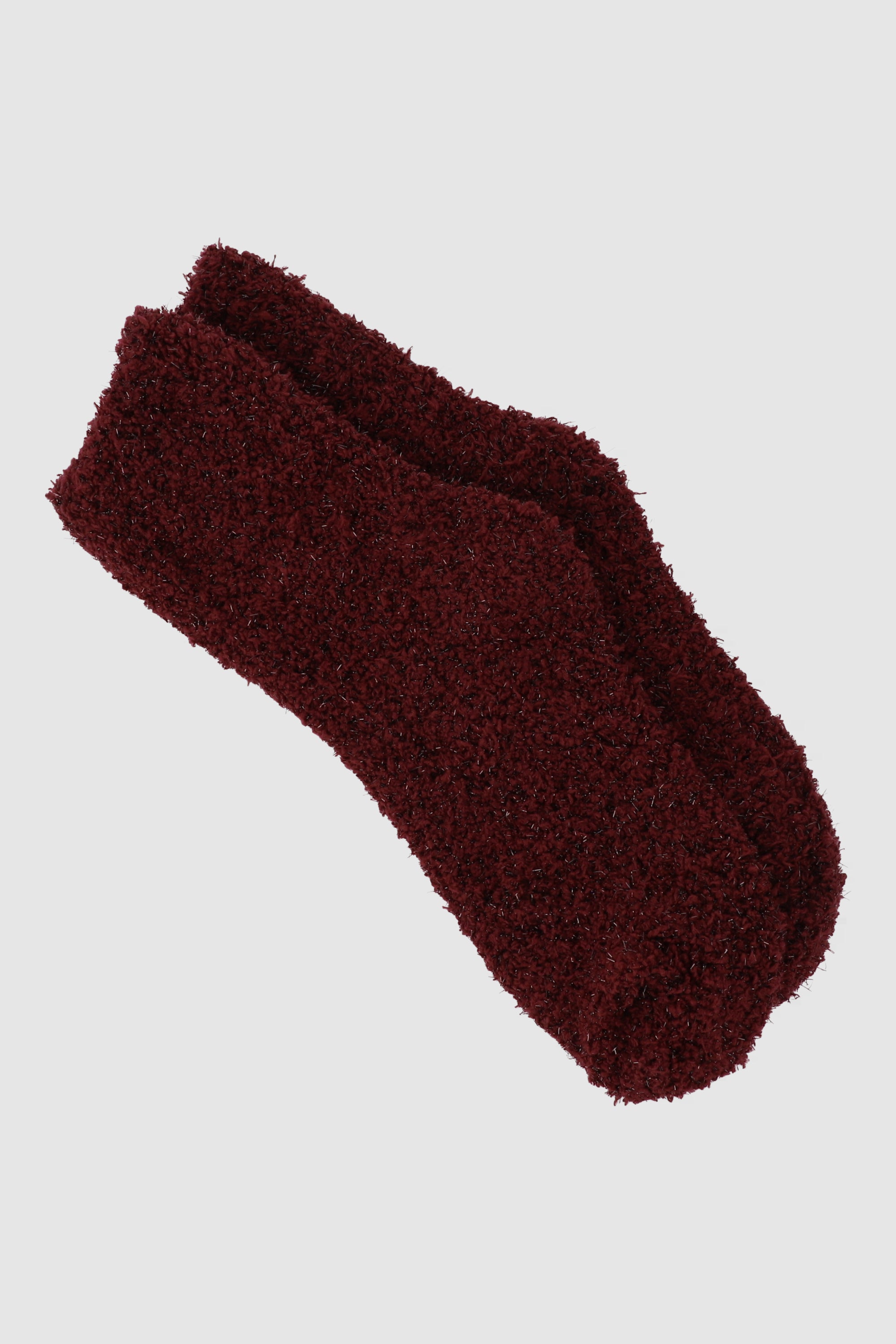 CALCETIN COZY LUREX VINO