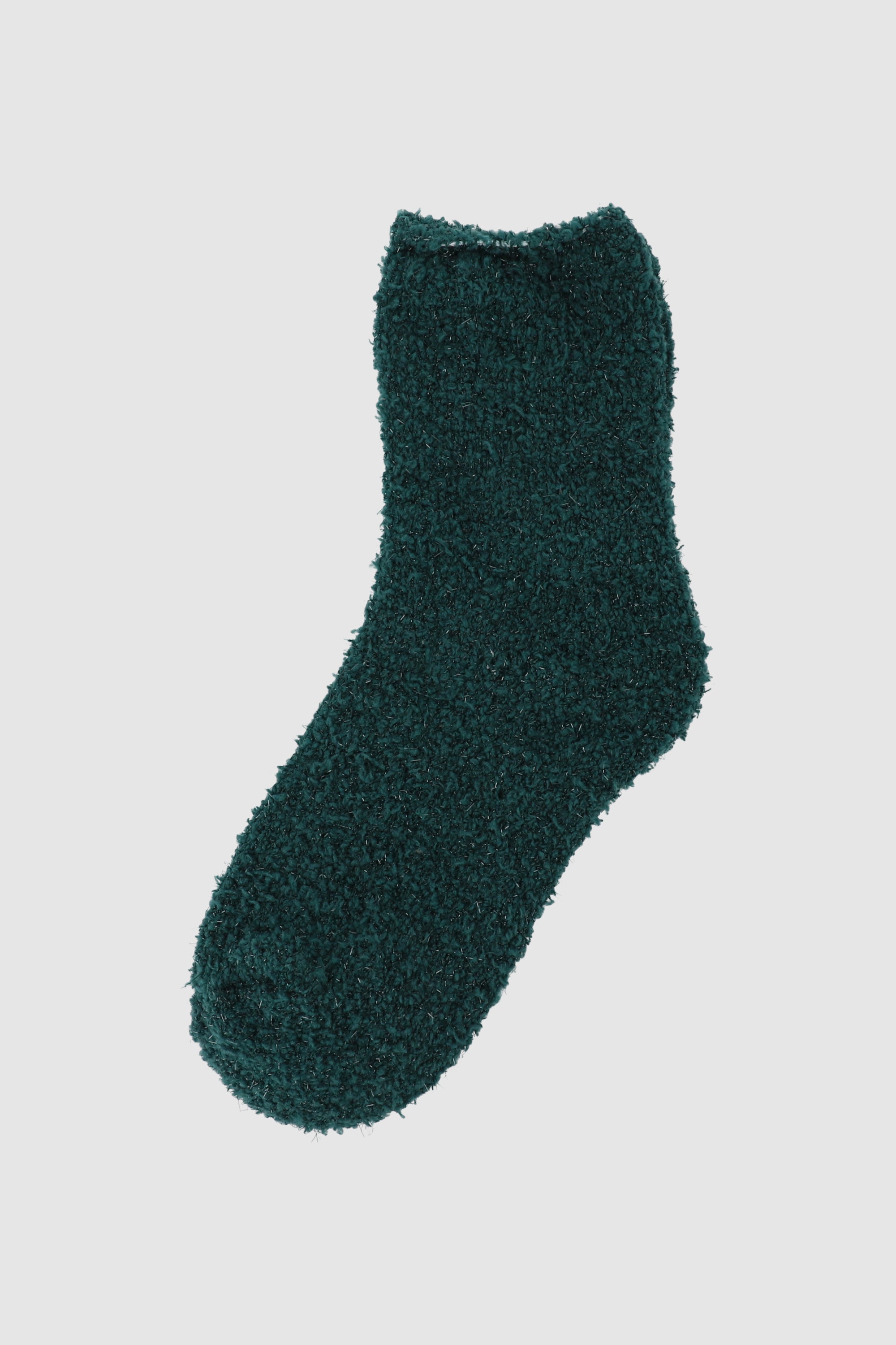 CALCETIN COZY LUREX VERDE