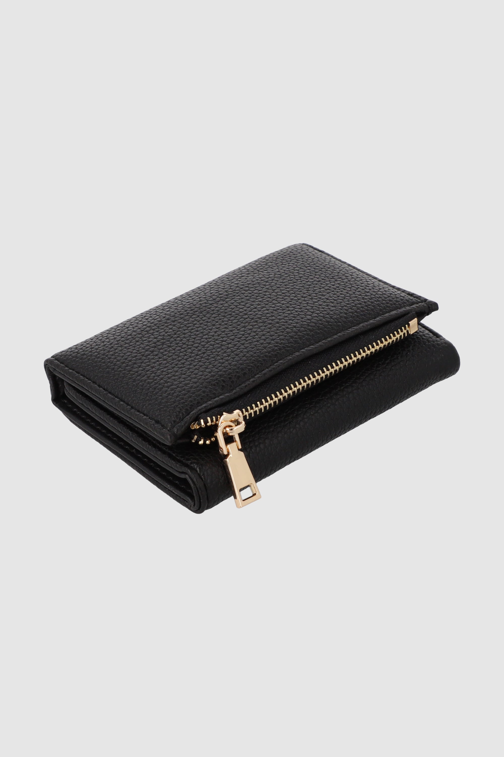 Cartera plegable cierre NEGRO