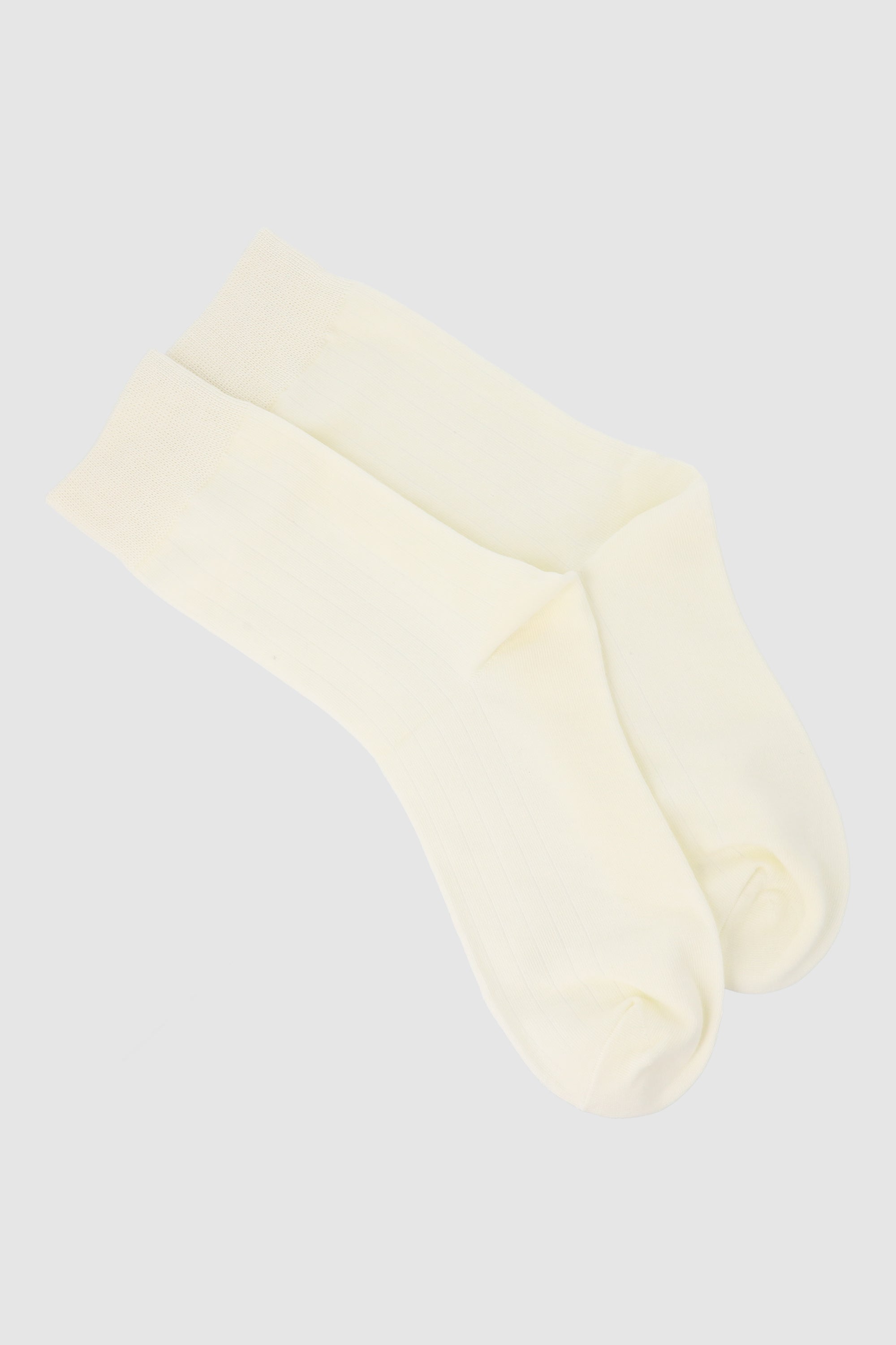 RIB TEXTURE CALCETIN WHITE