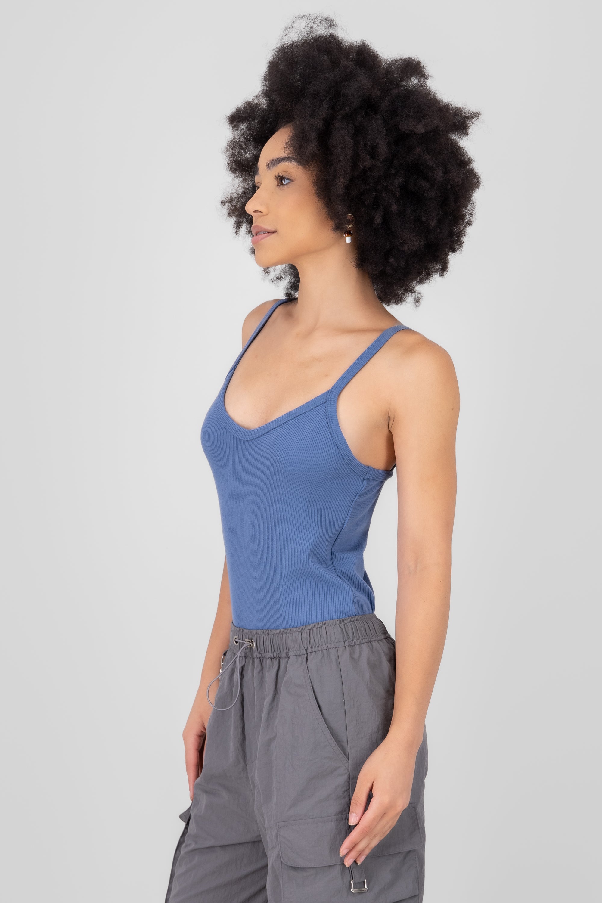 Bodysuit rib tirantes INDIGO