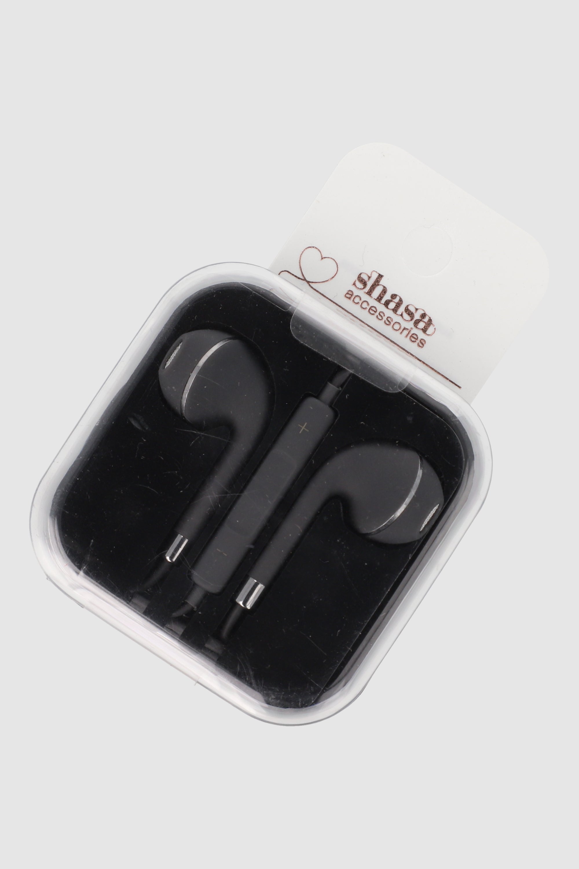 Audifonos caja monocolor detalle metal NEGRO