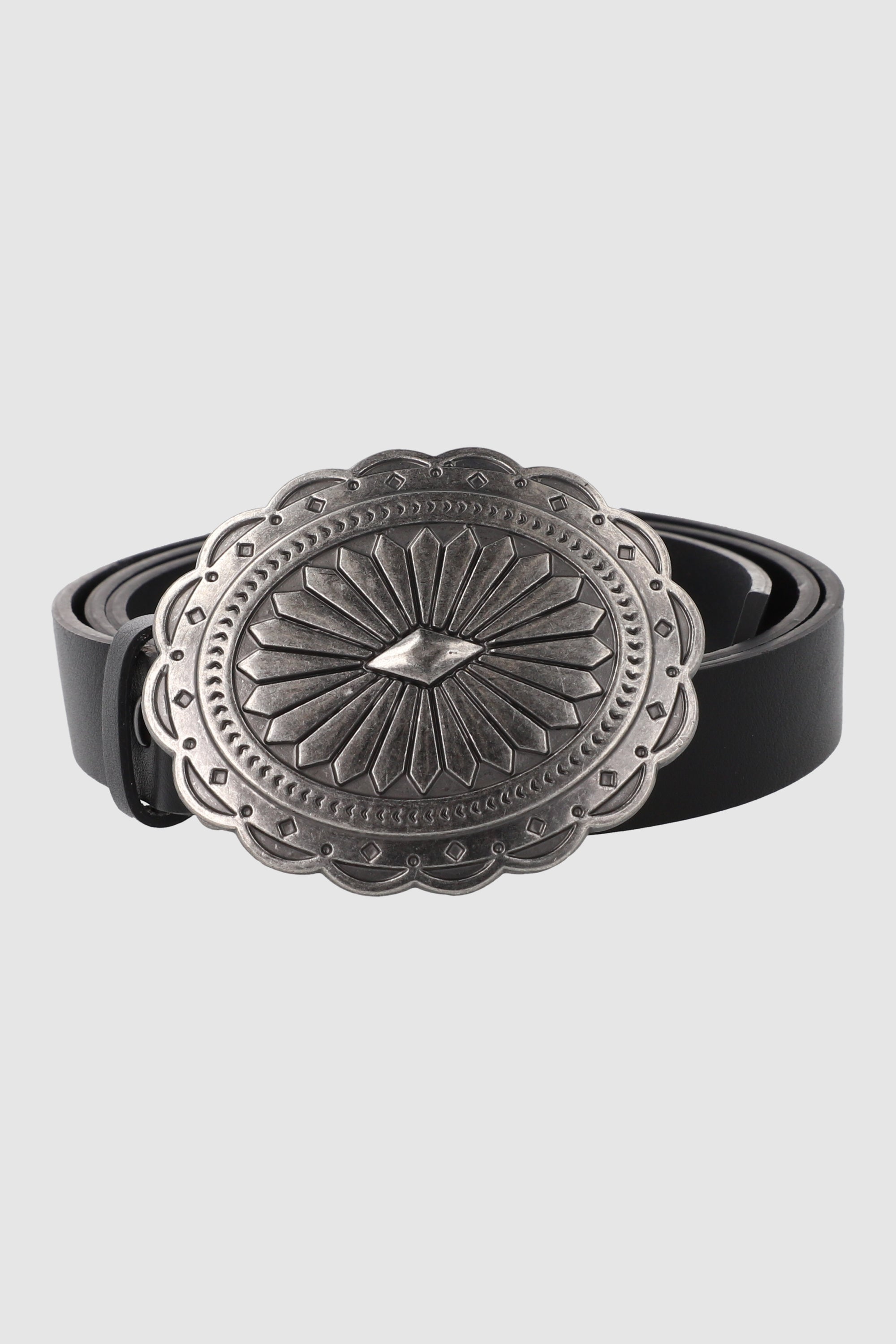 Thin belt Boho BLACK