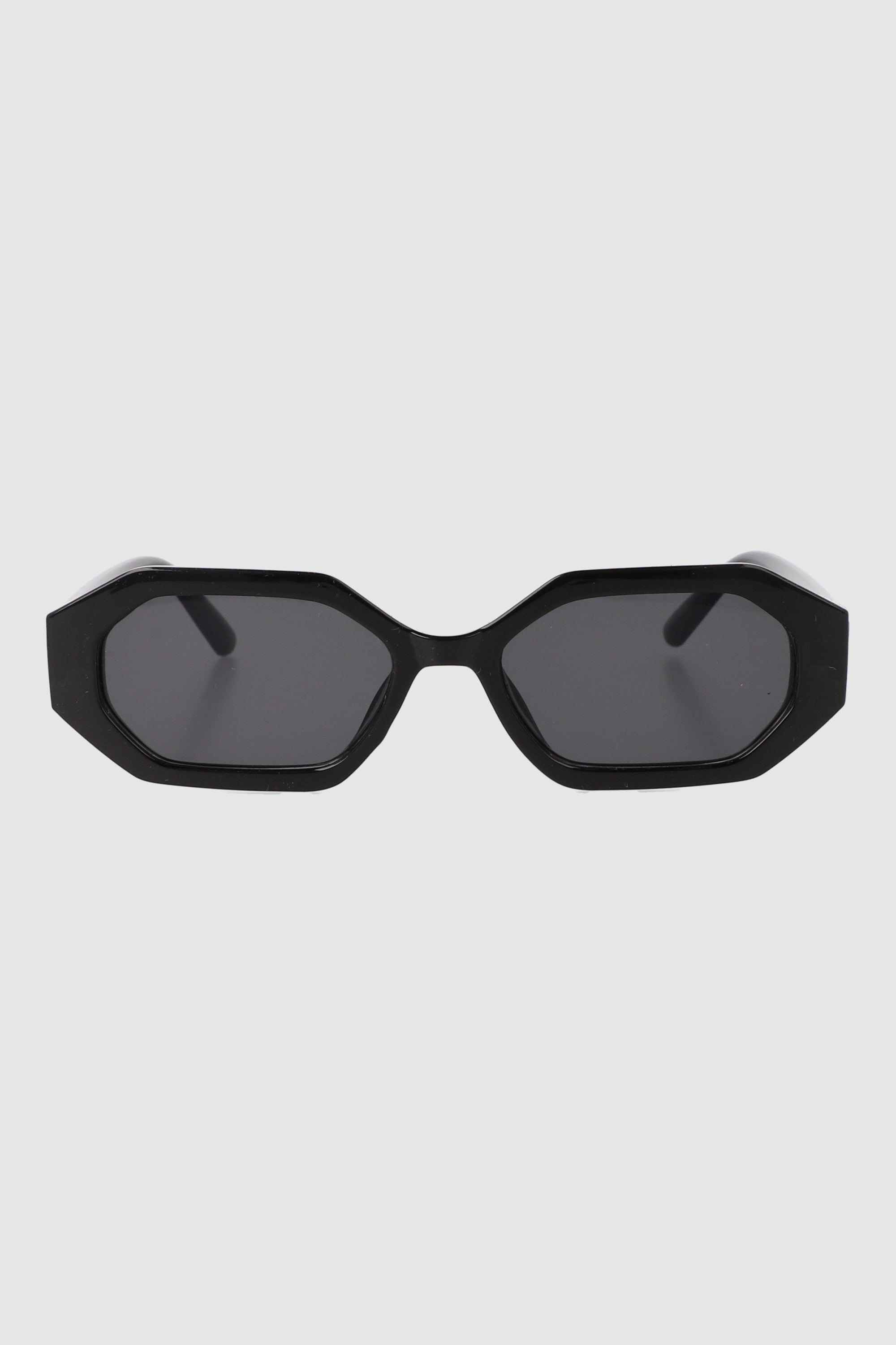 Geometric oval lenses BLACK