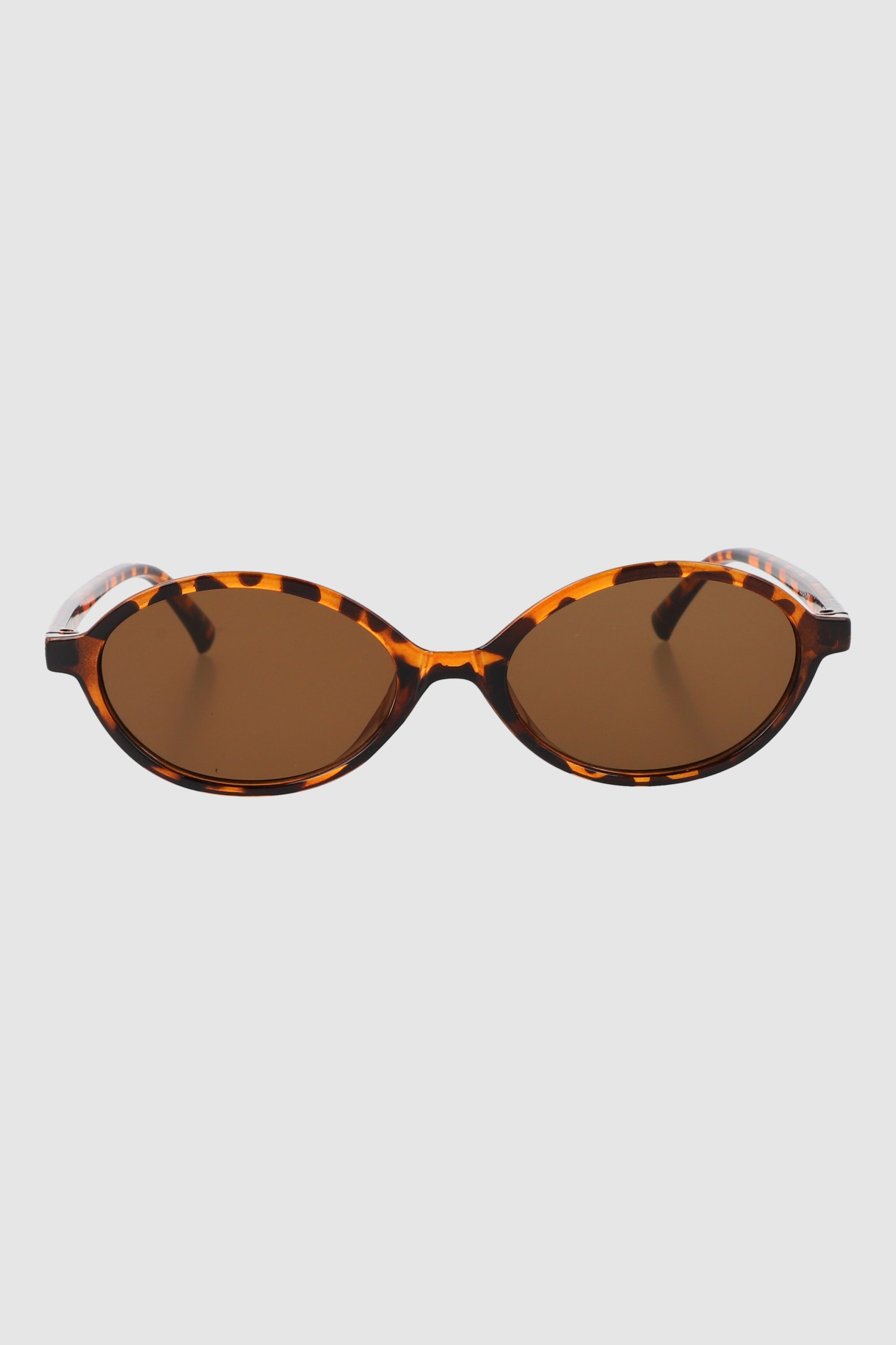 Classic oval lenses COFFEE