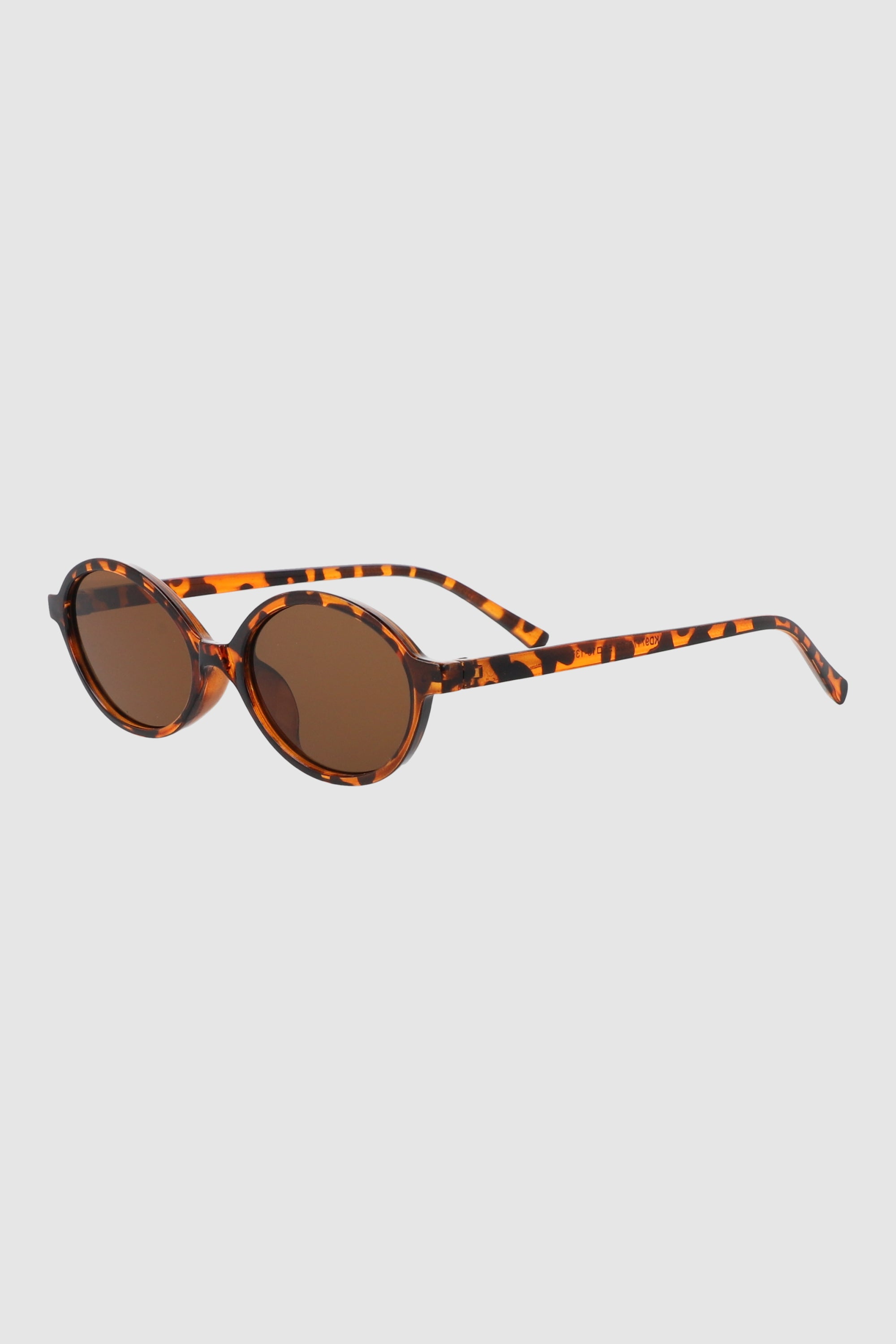 Classic oval lenses COFFEE
