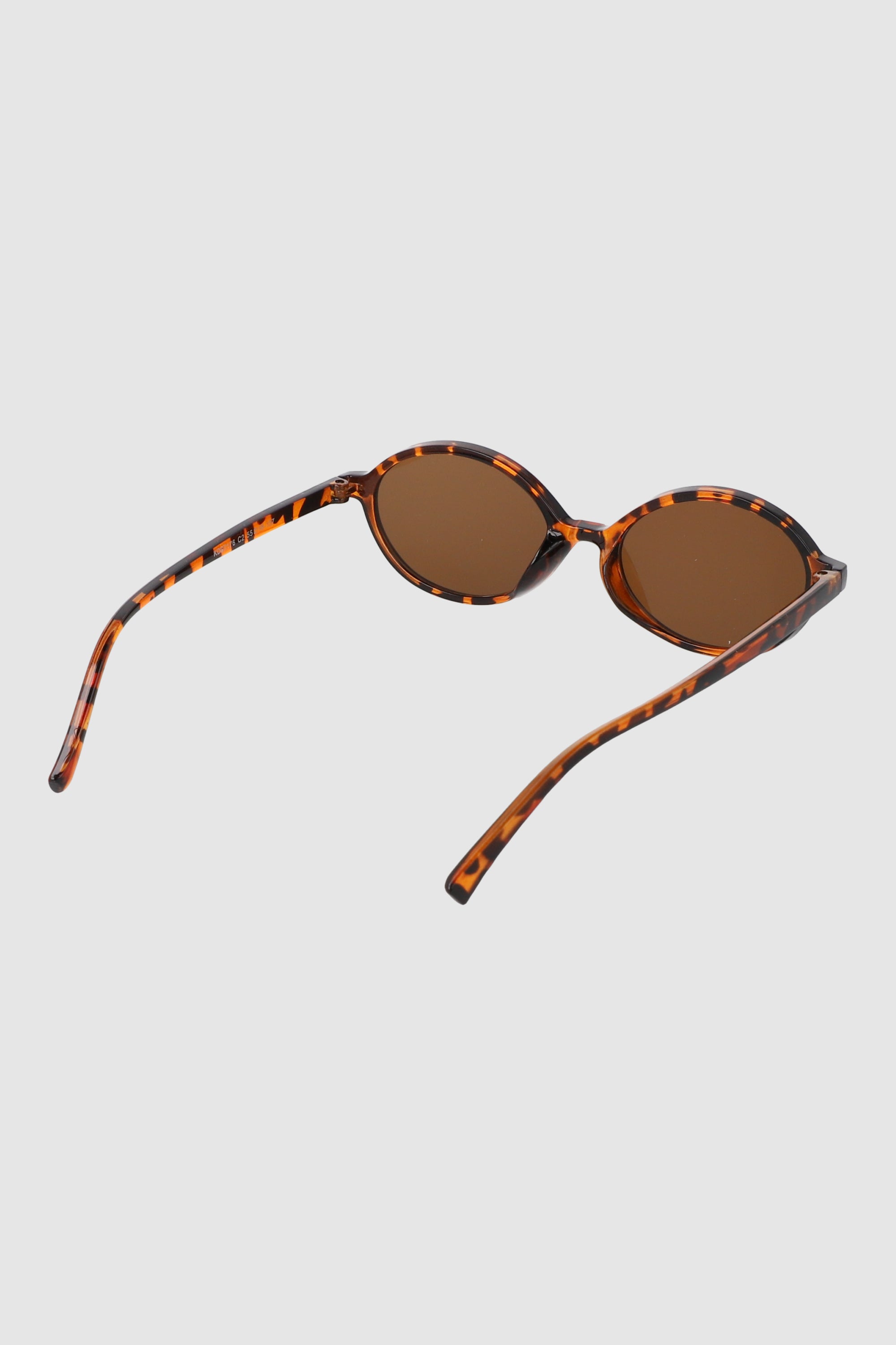 Classic oval lenses COFFEE