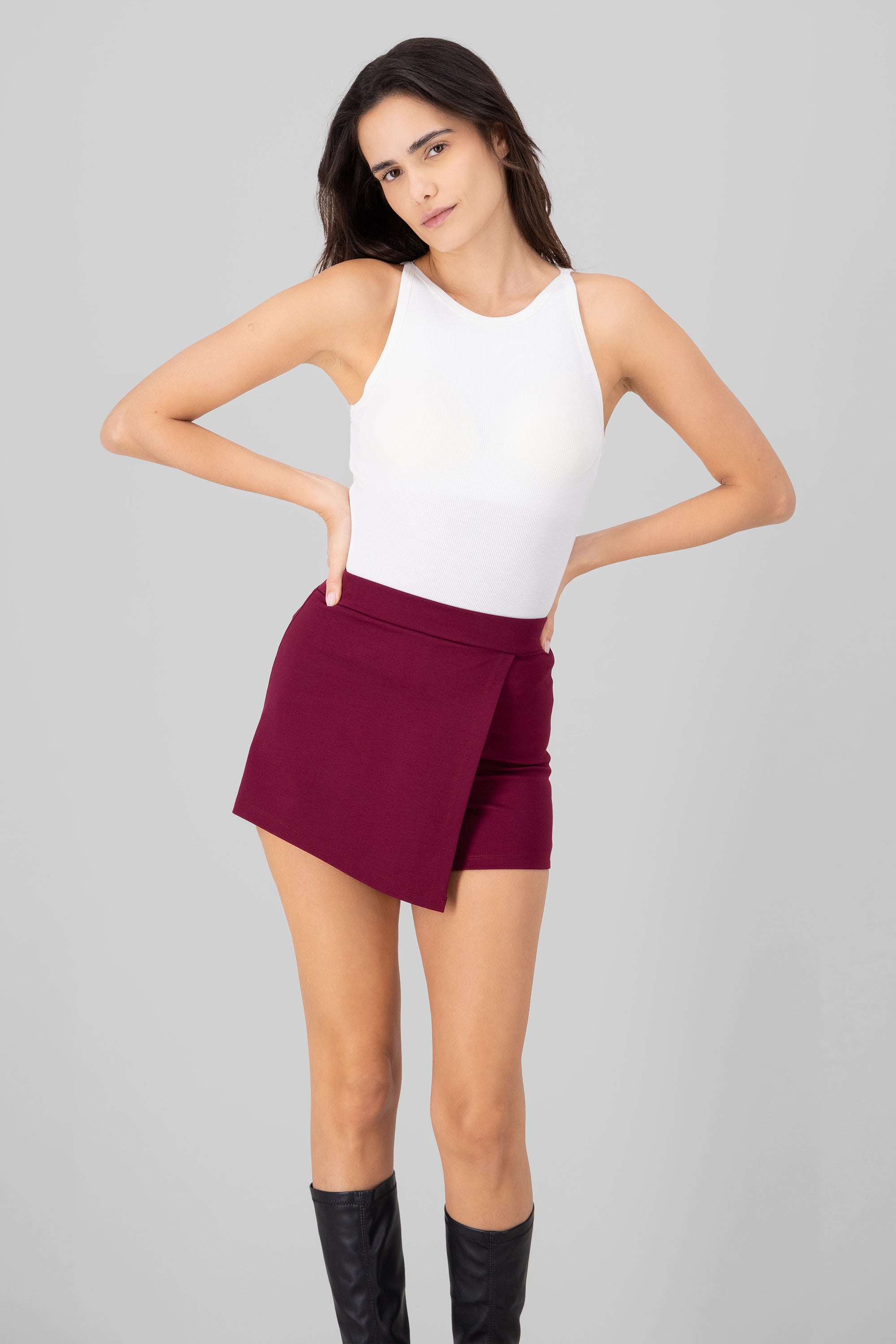 Top Rib with glasses WHITE