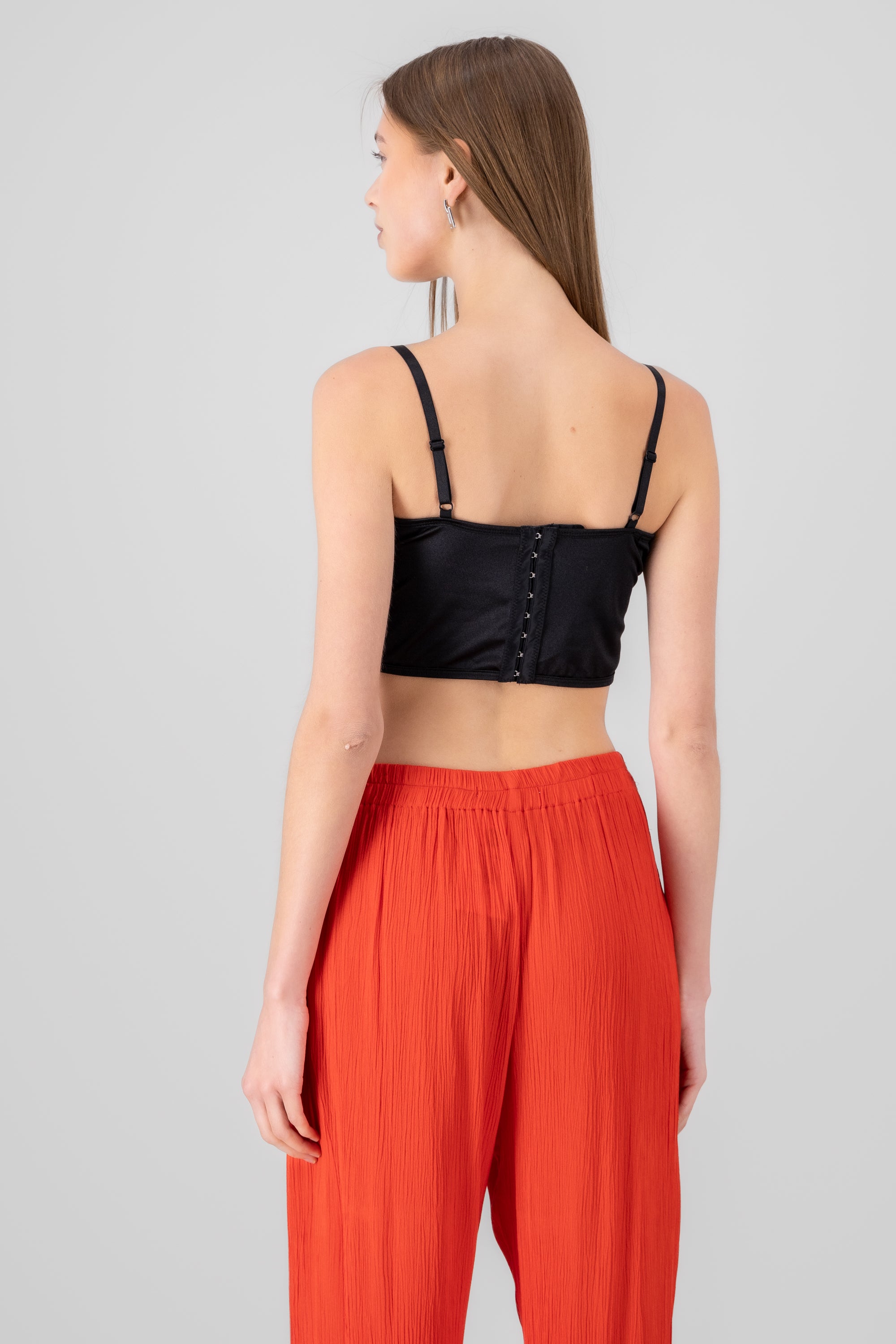 Top Satin Cups BLACK