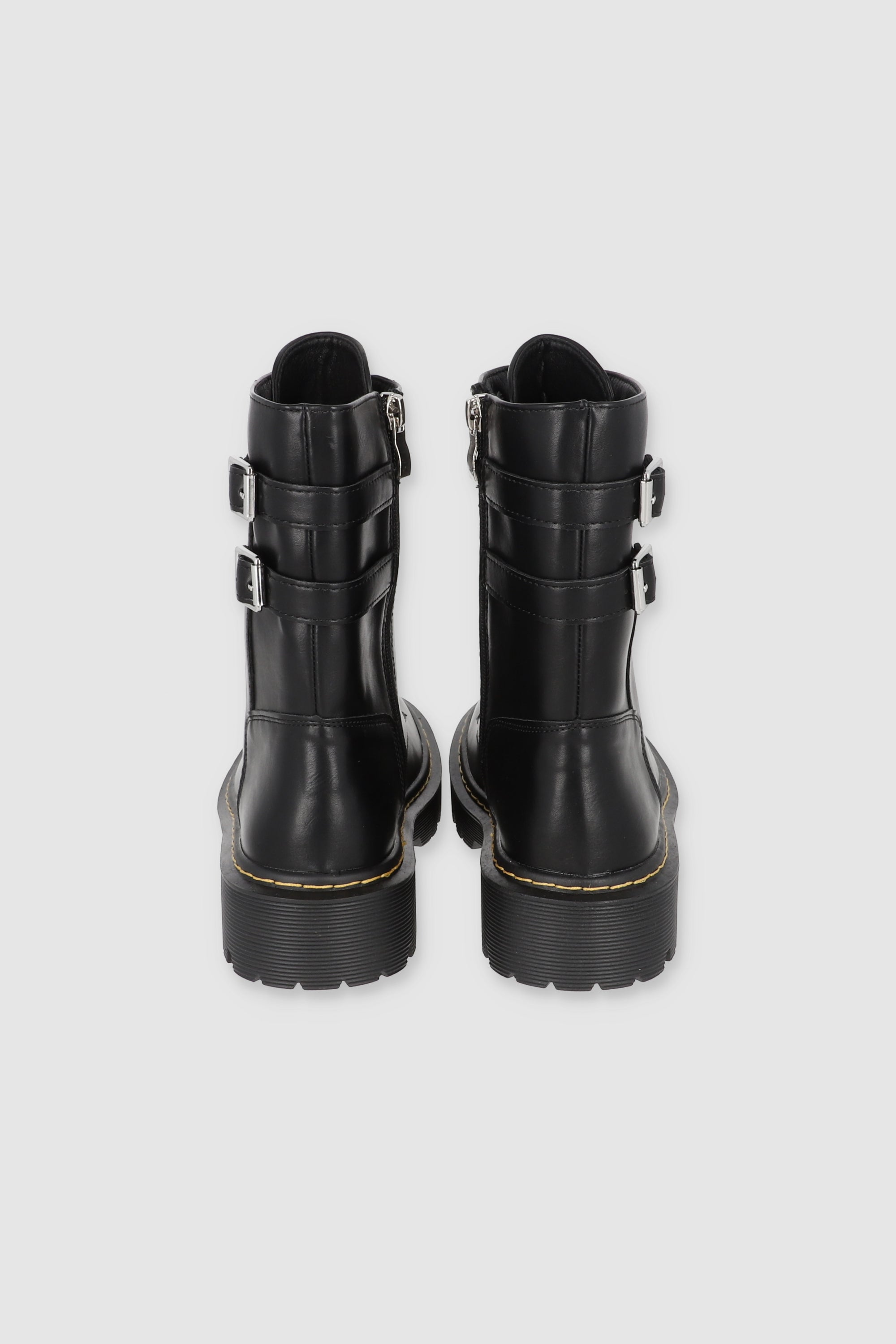 BOTA COMBAT HEBILLAS NEGRO