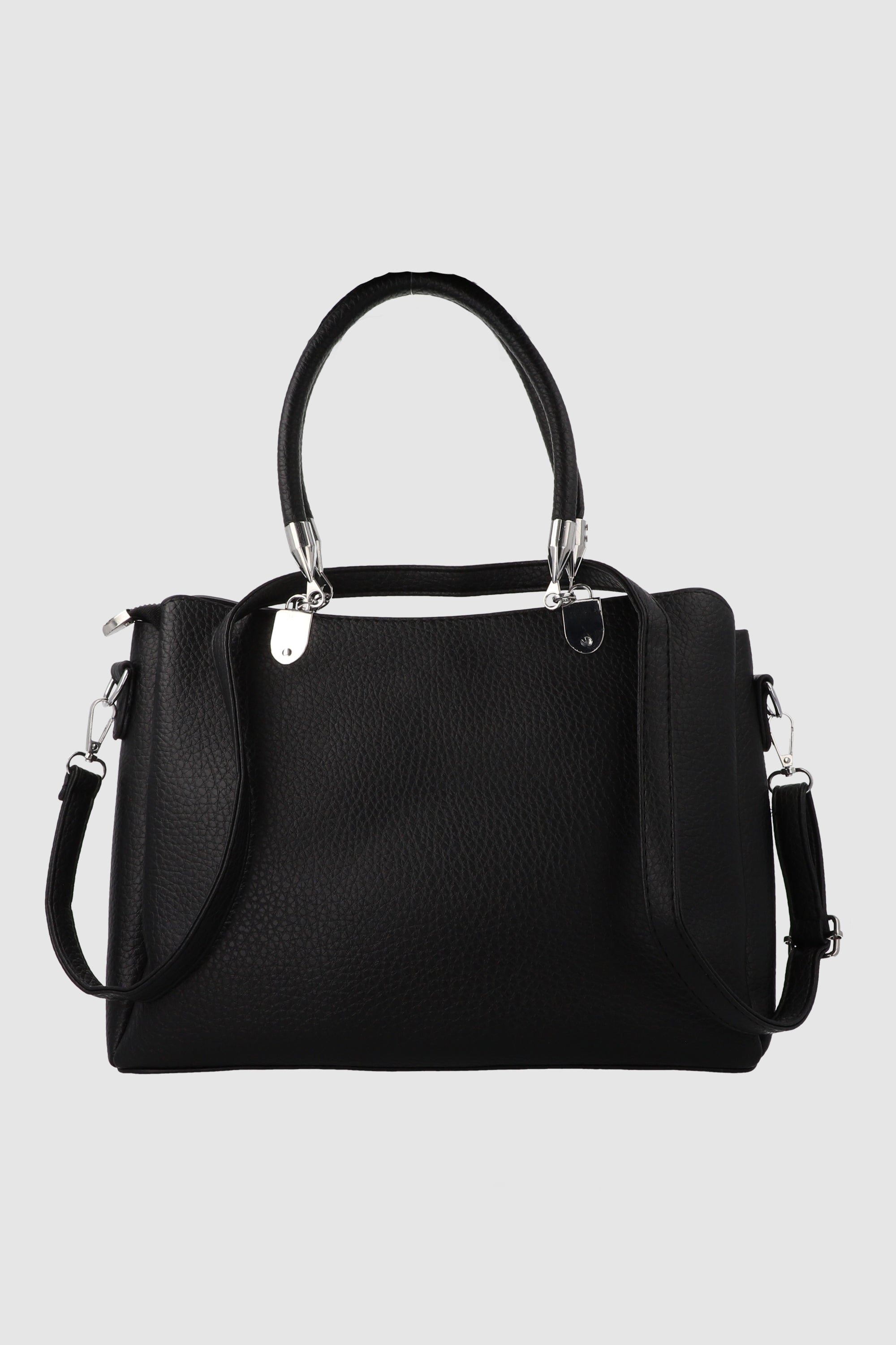 Bolsa grande tote PU NEGRO