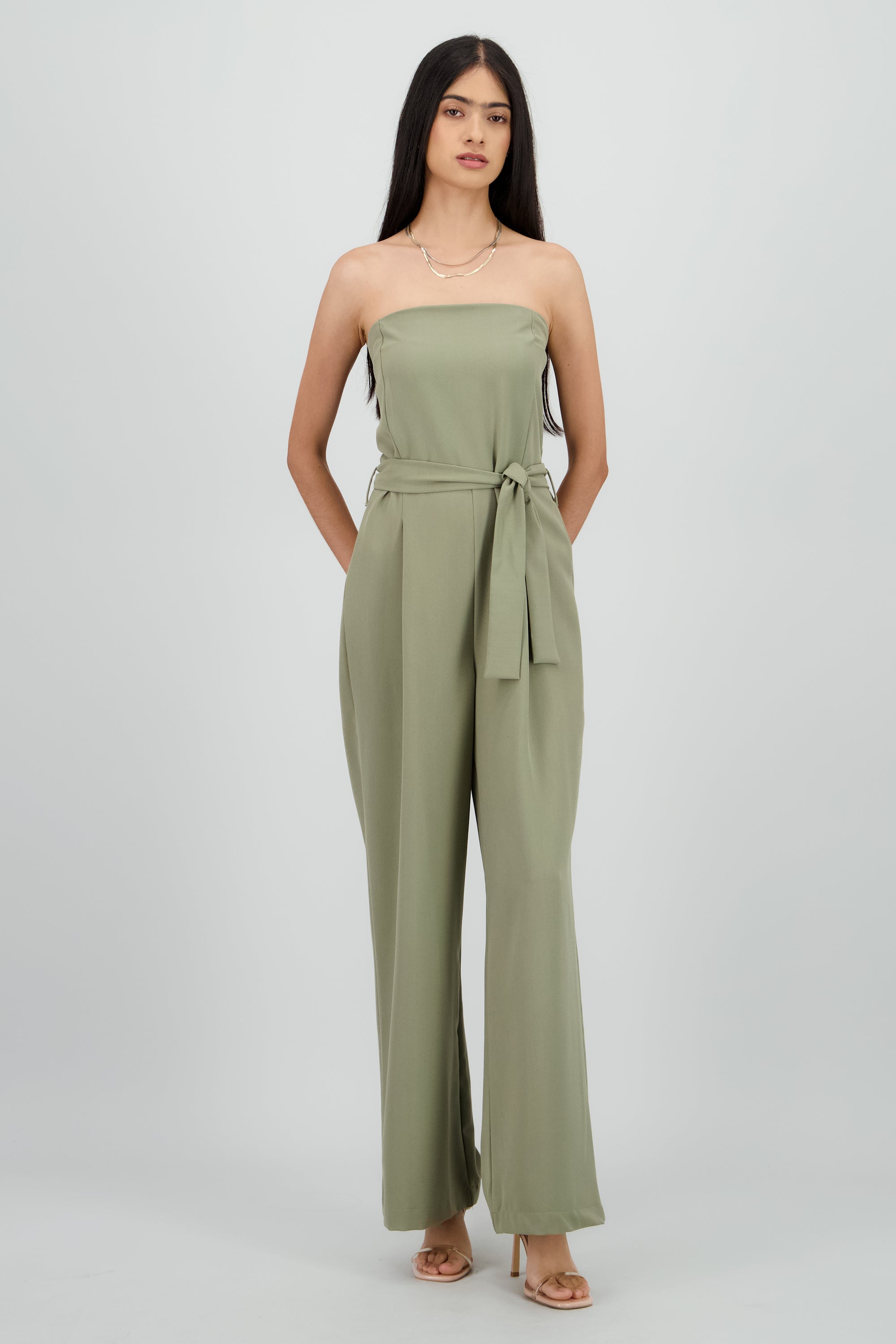 Jumpsuit strapless sastreado SAGE