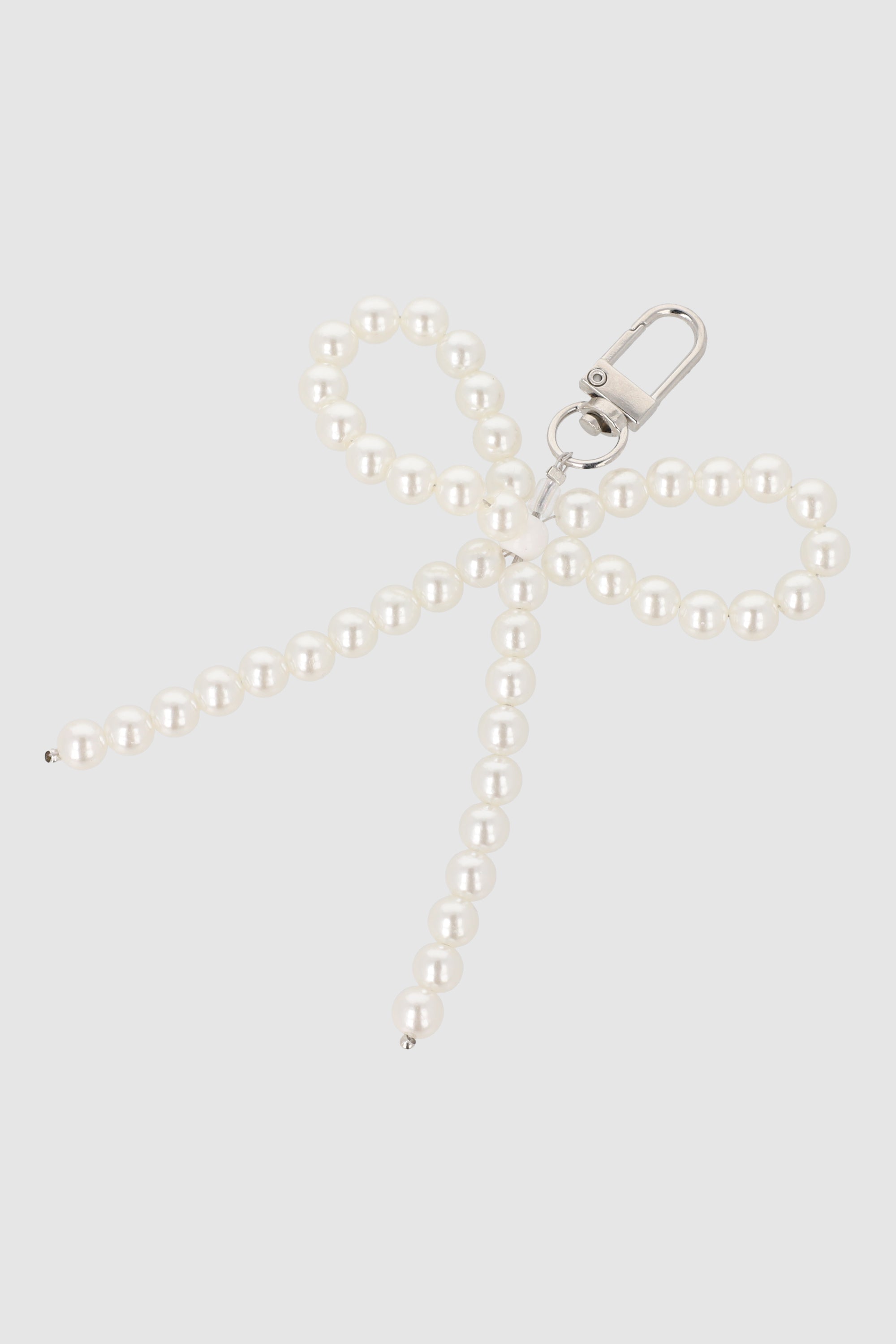 Charm cel moño perlas BLANCO