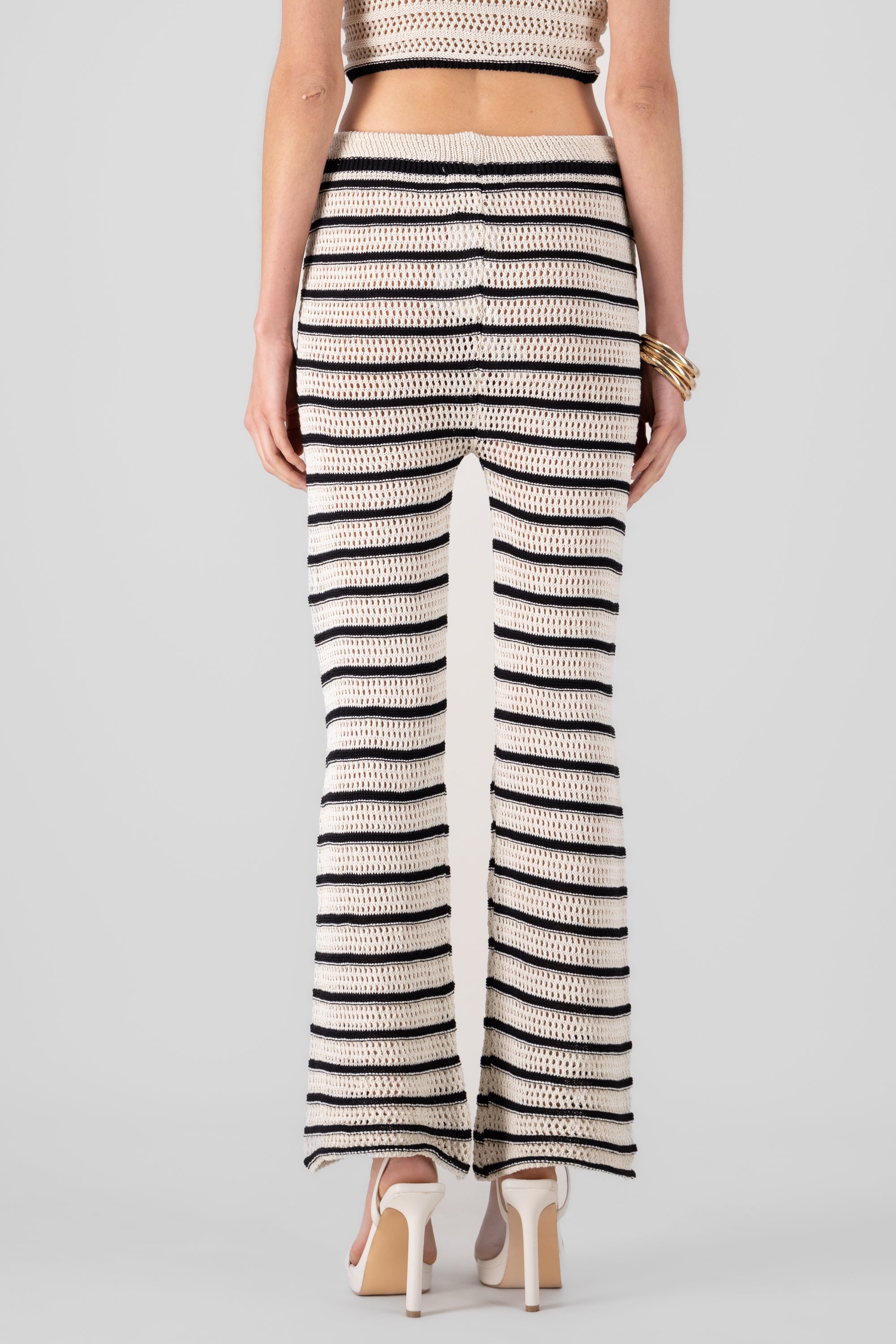 Pantalon tejido HUESO COMBO