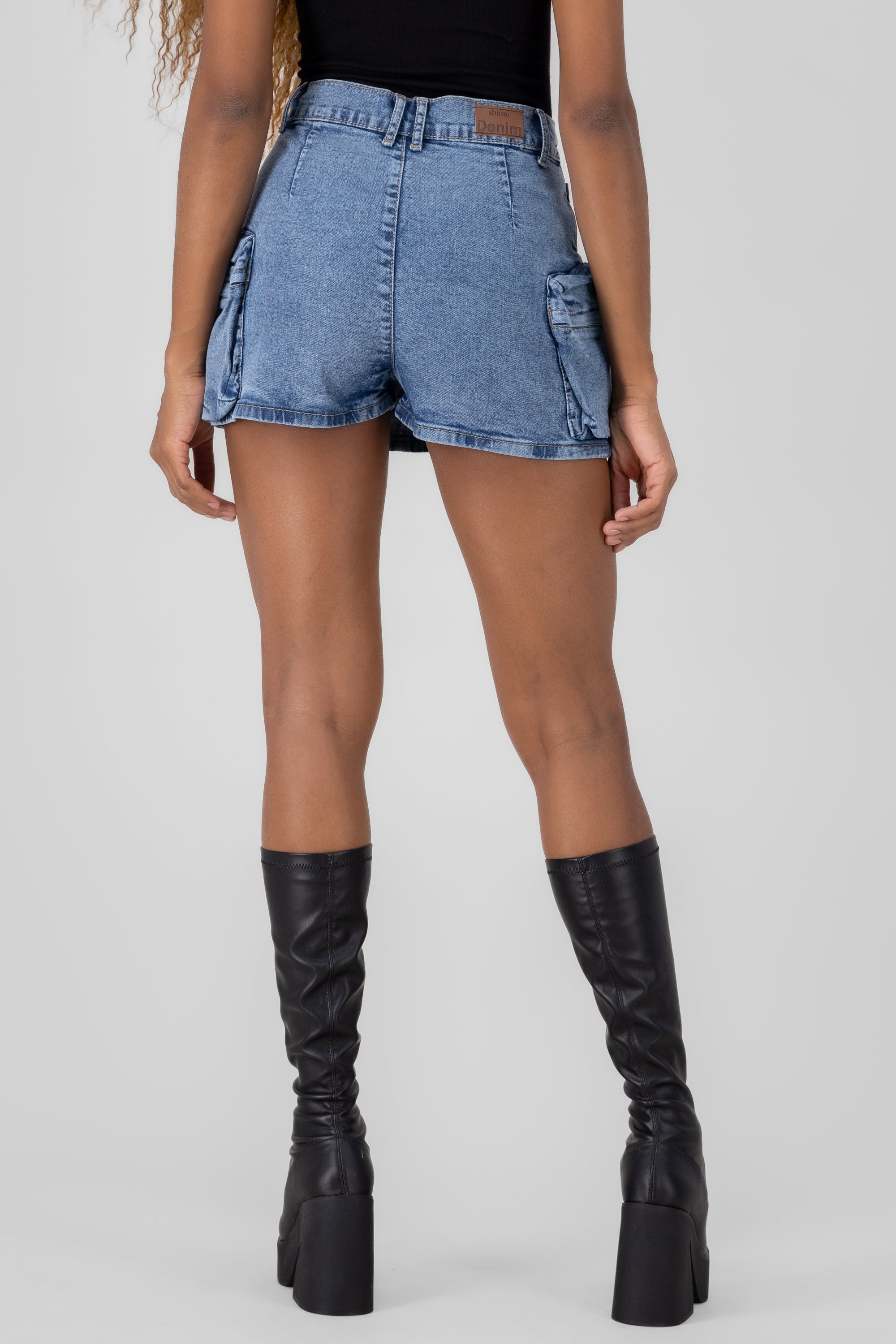 Short skirt aglobed bags Medium acid
