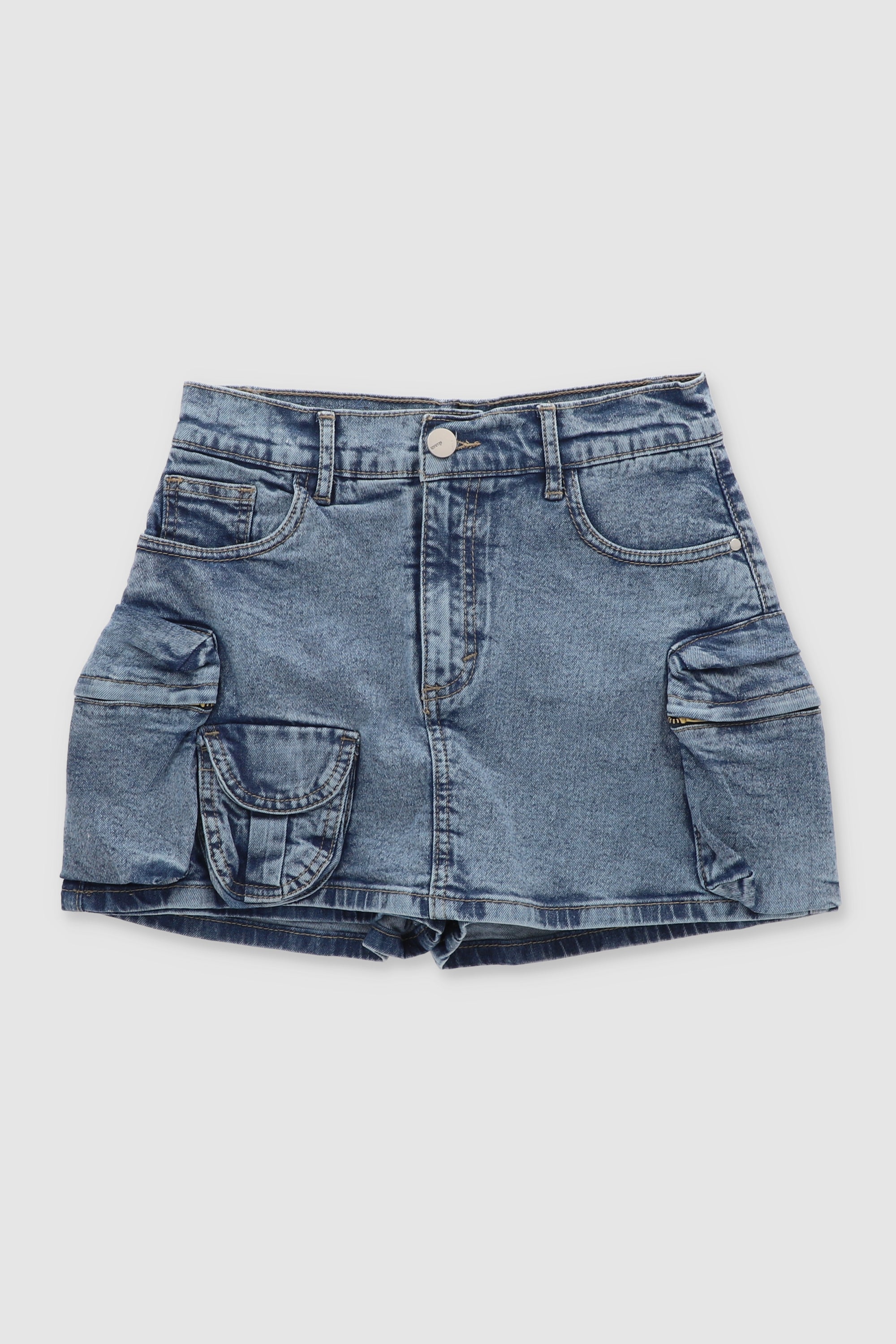 Short skirt aglobed bags Medium acid