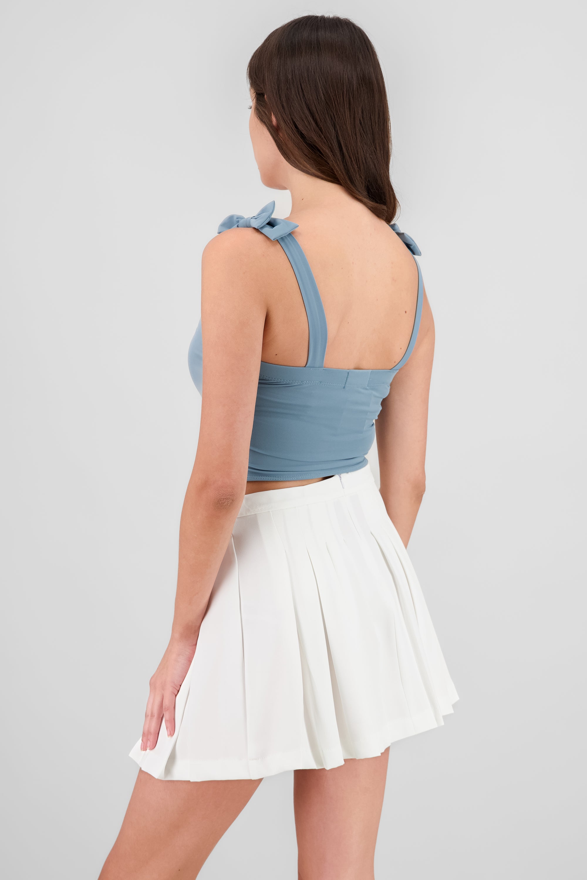 Top tirantes moños LIGHT WASH