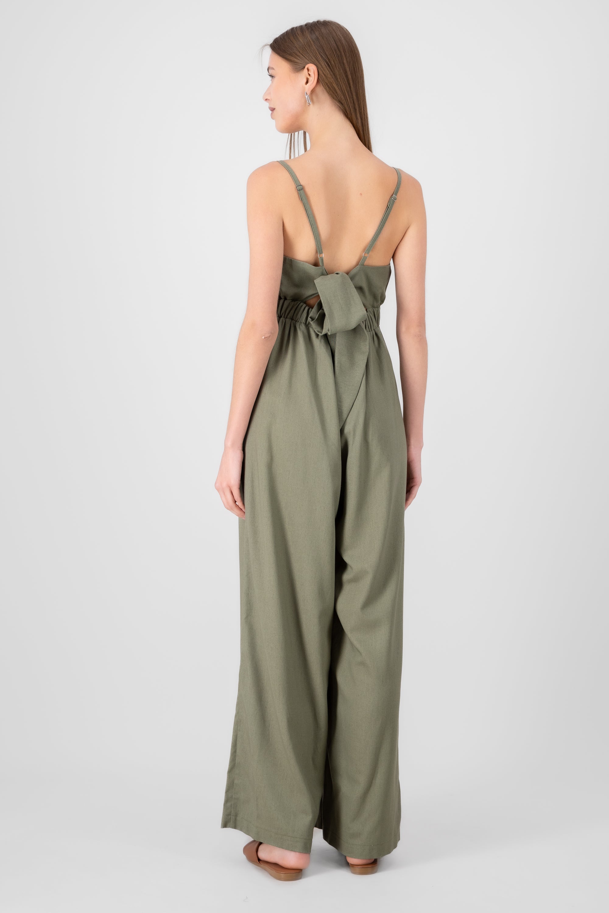 Jumpsuit tirantes escote v OLIVO